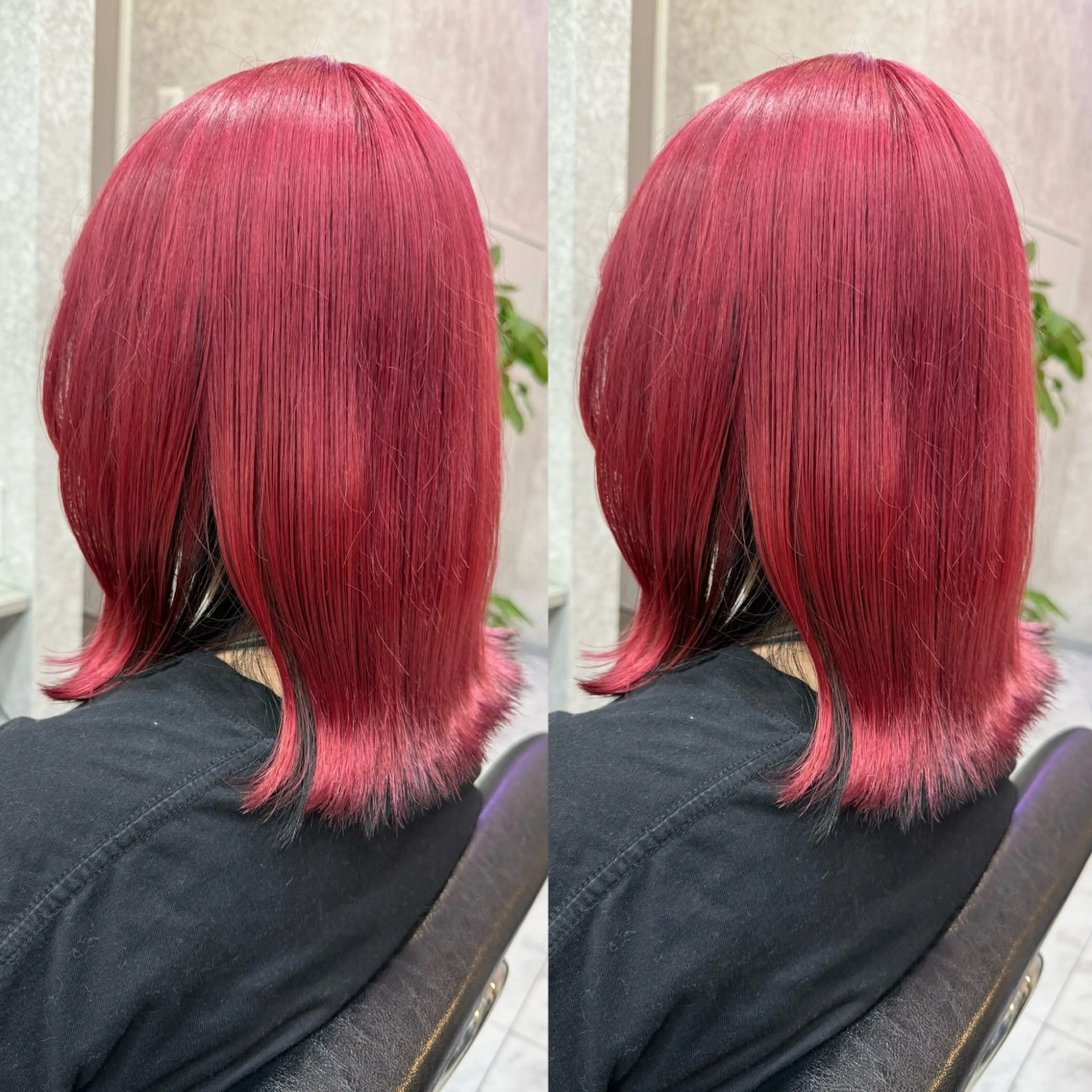 ショート カラー 🌺ハイトーン🌺 矢葺 なぎさ🌺🌺のヘアスタイル