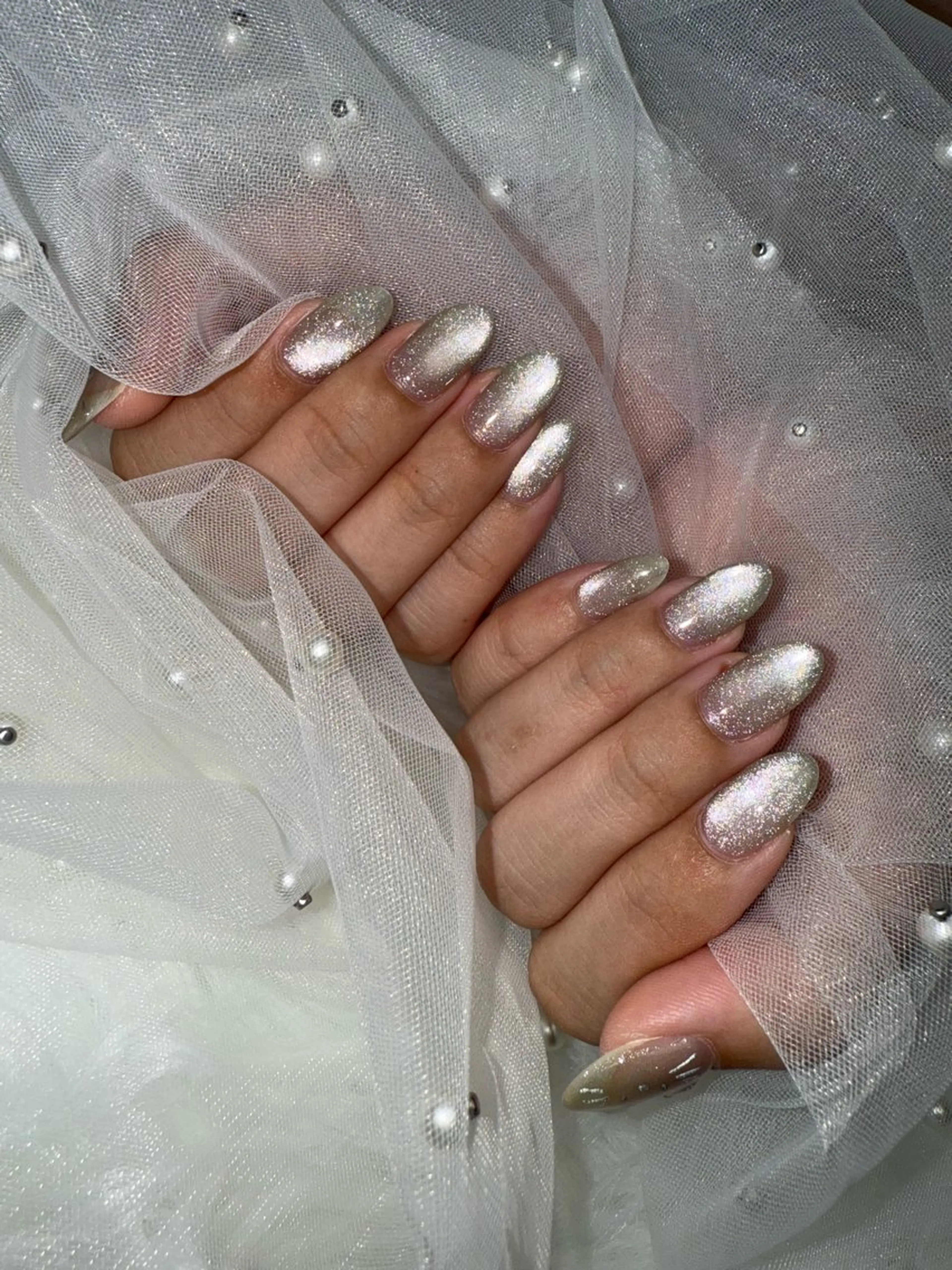 ミディアム ハンドネイル 下妻ネイルサロン/ パラジェルのネイルデザイン