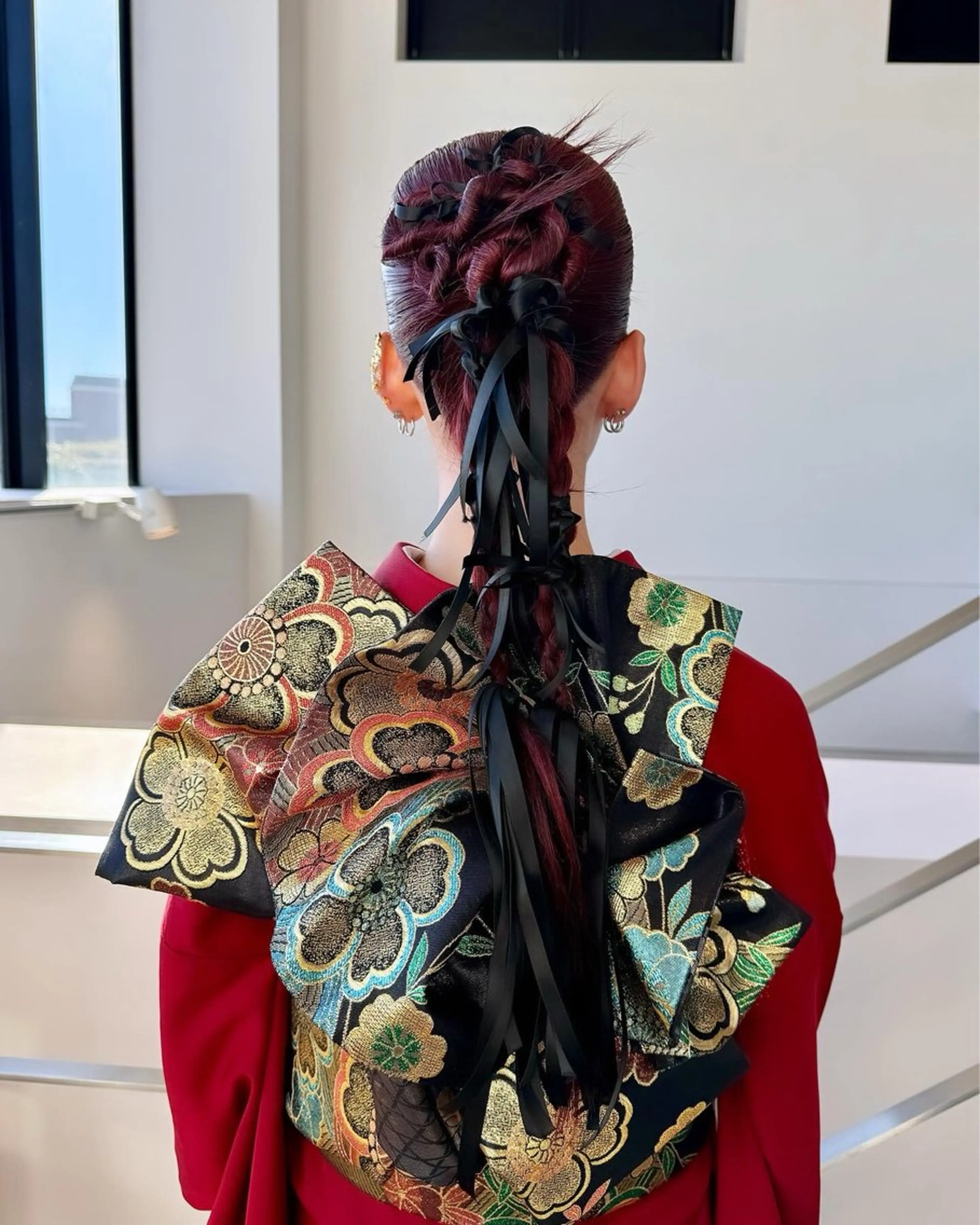 【成人式】ヘアセット＋振袖着付けの写真