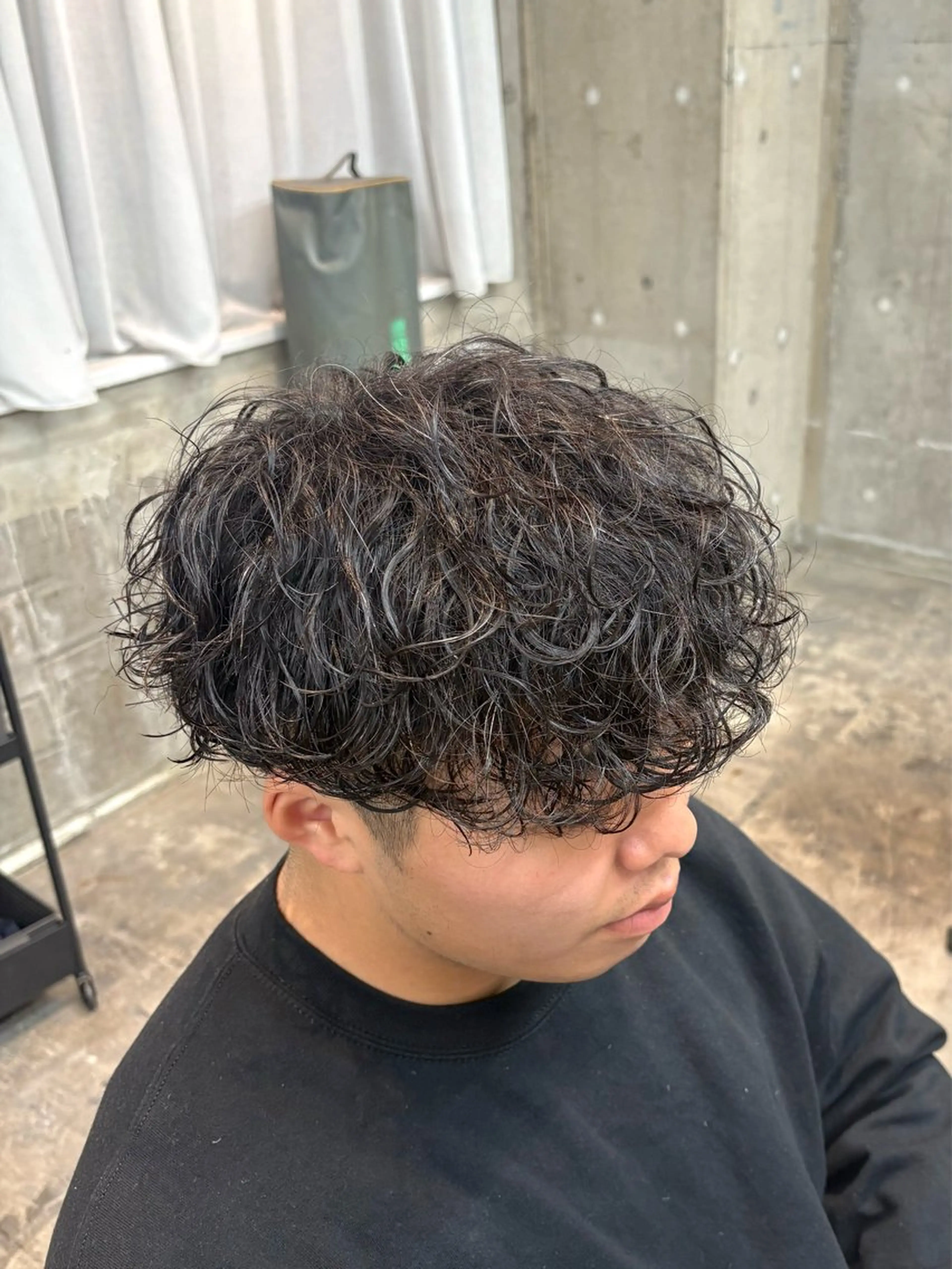 ショート カラー パーマ メンズ カット パーマ 🎧【パーマ師】 SOUMA🎧のヘアスタイル