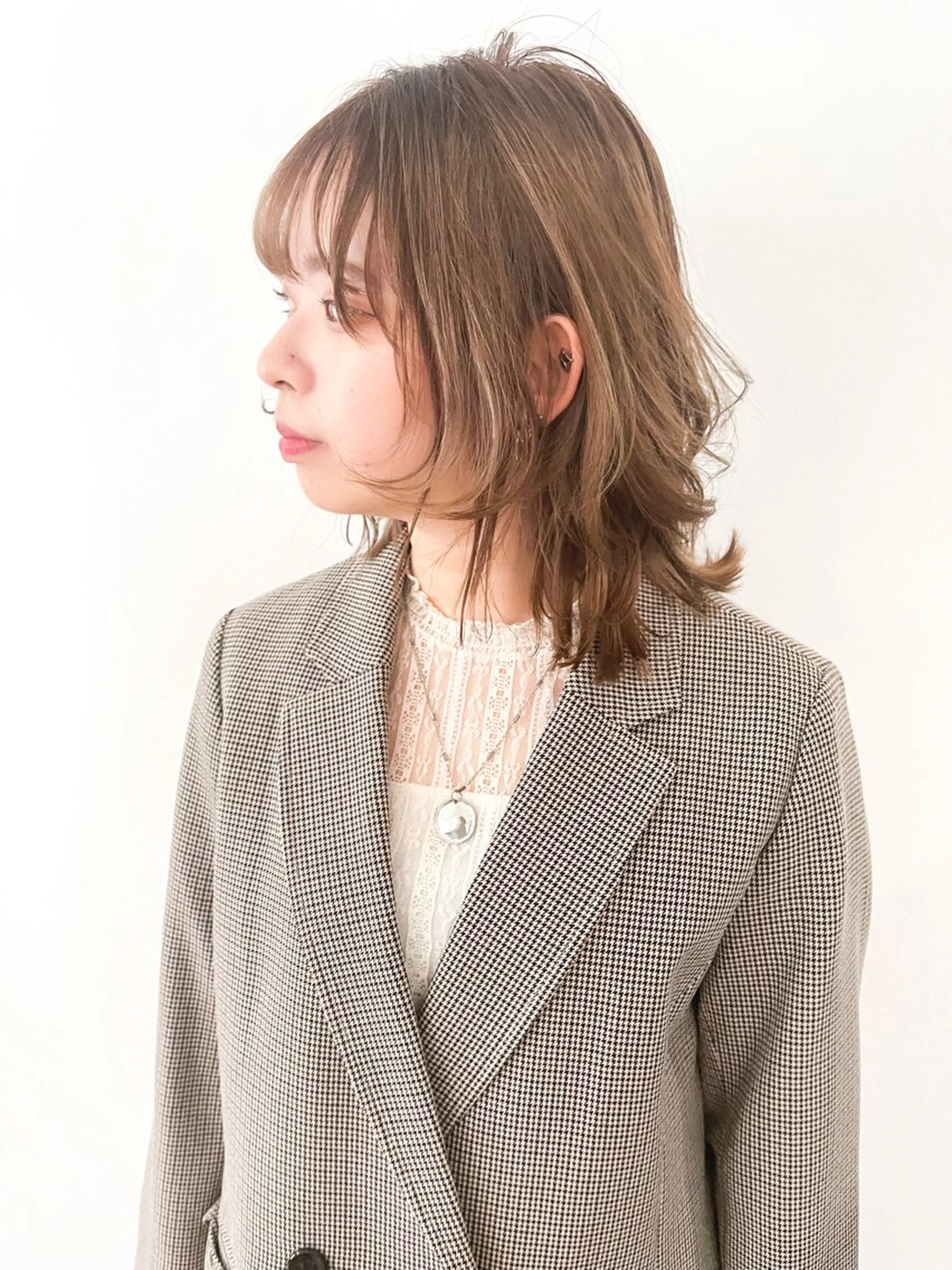 ミディアム カラー 梅田  illfrere 所属・イルフレール ryuのヘアスタイル