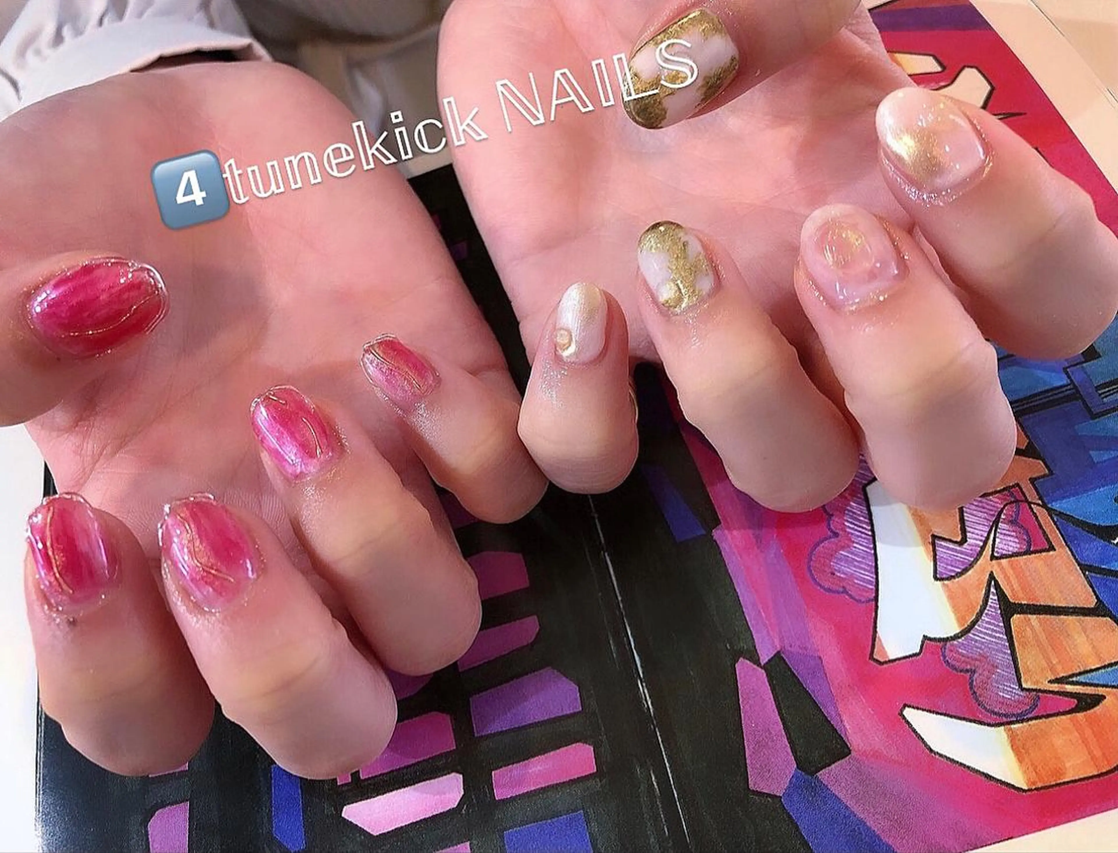 ネイル 4tunekick NAILS(フォーチュンキックネイルズ)所属・光森 淳子のネイルデザイン