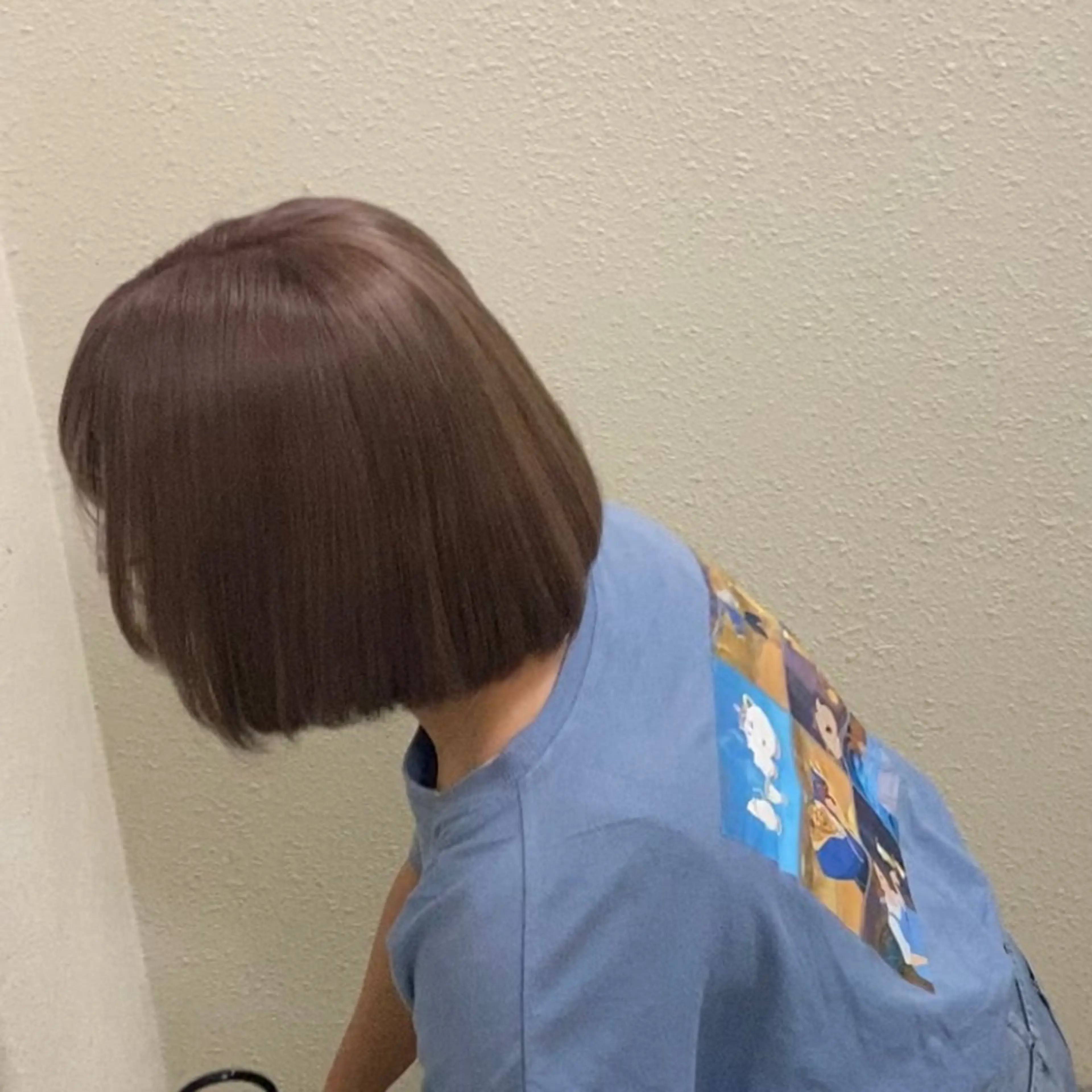 ミディアム カラー 岡山 愛のヘアスタイル