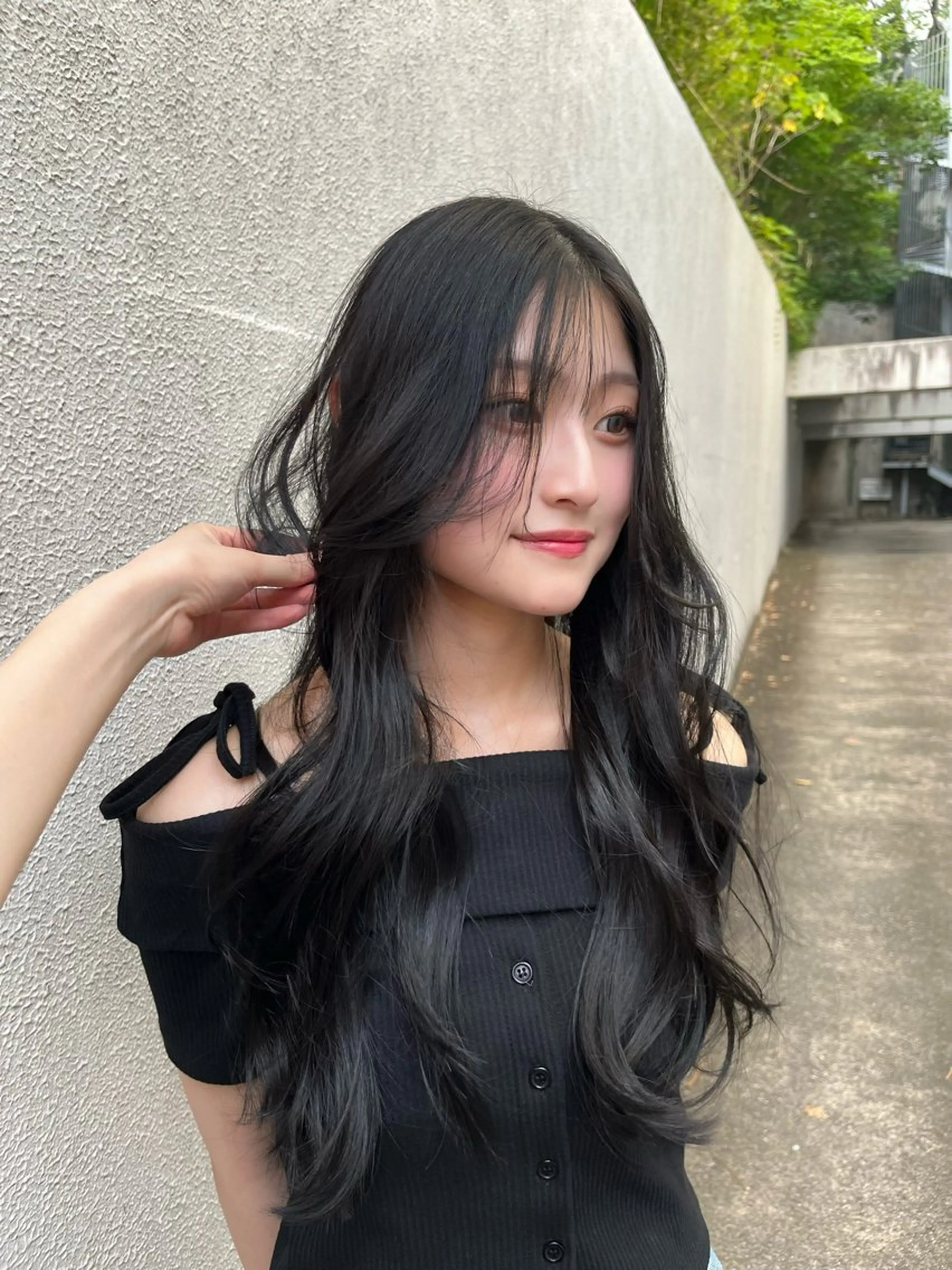 ロング カット ヘアカラー 【艶髪カラー】 omiのヘアスタイル