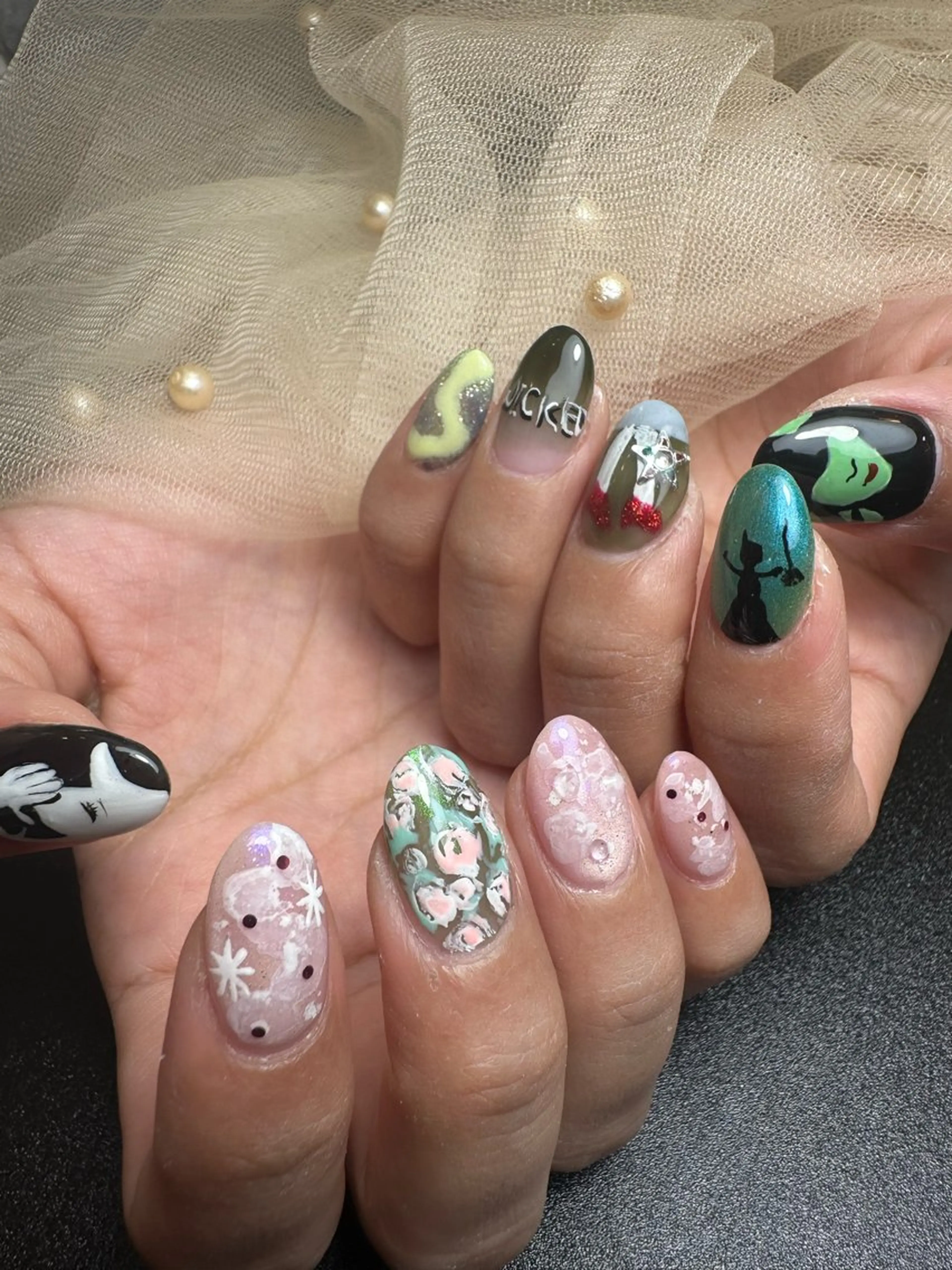 ネイル 持ち込み ハンドネイル Cherie🫧 🌿NAOMIのネイルデザイン