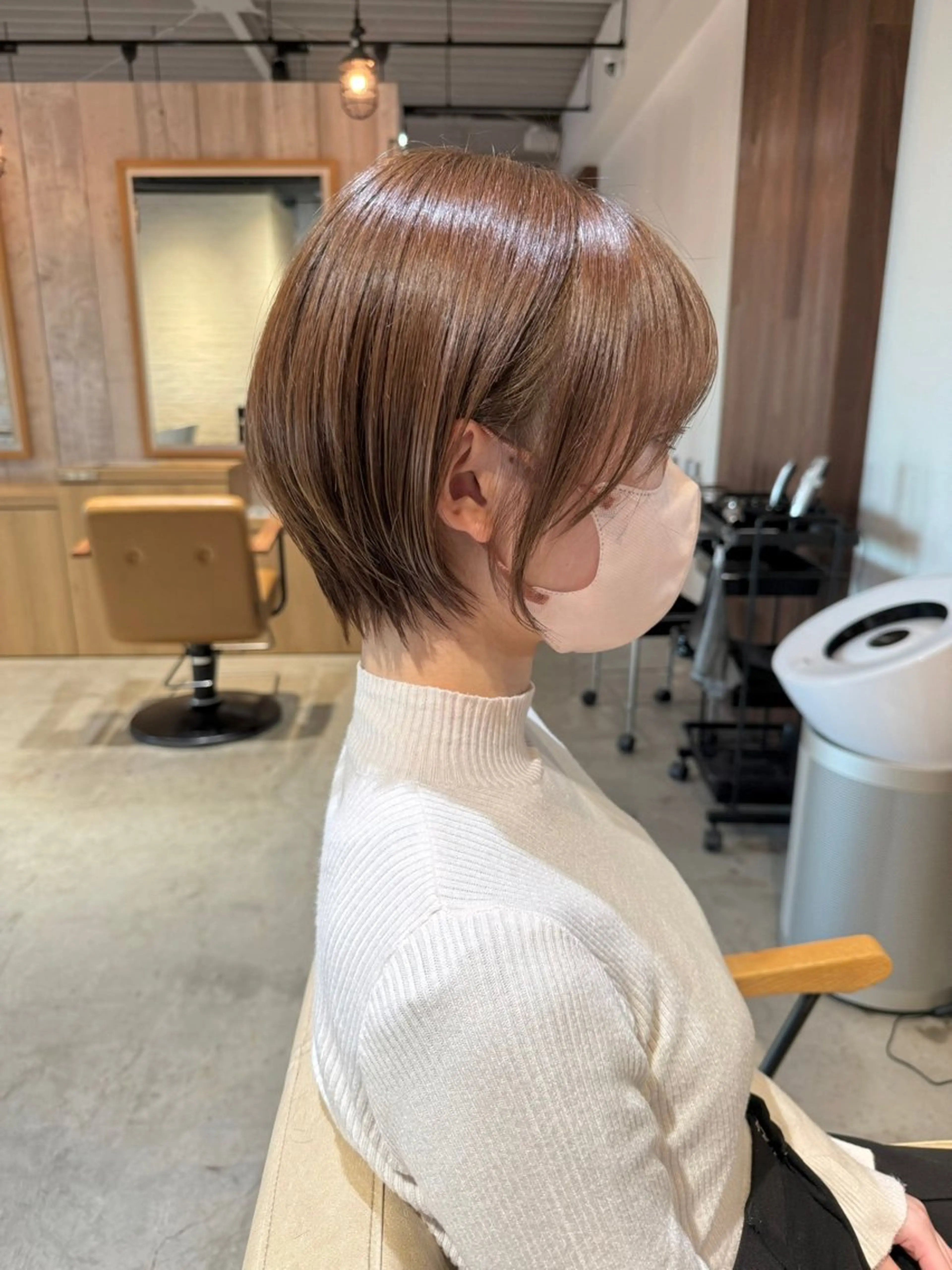 ショート ショートヘア 時﨑 実子/透明感カラーのヘアスタイル