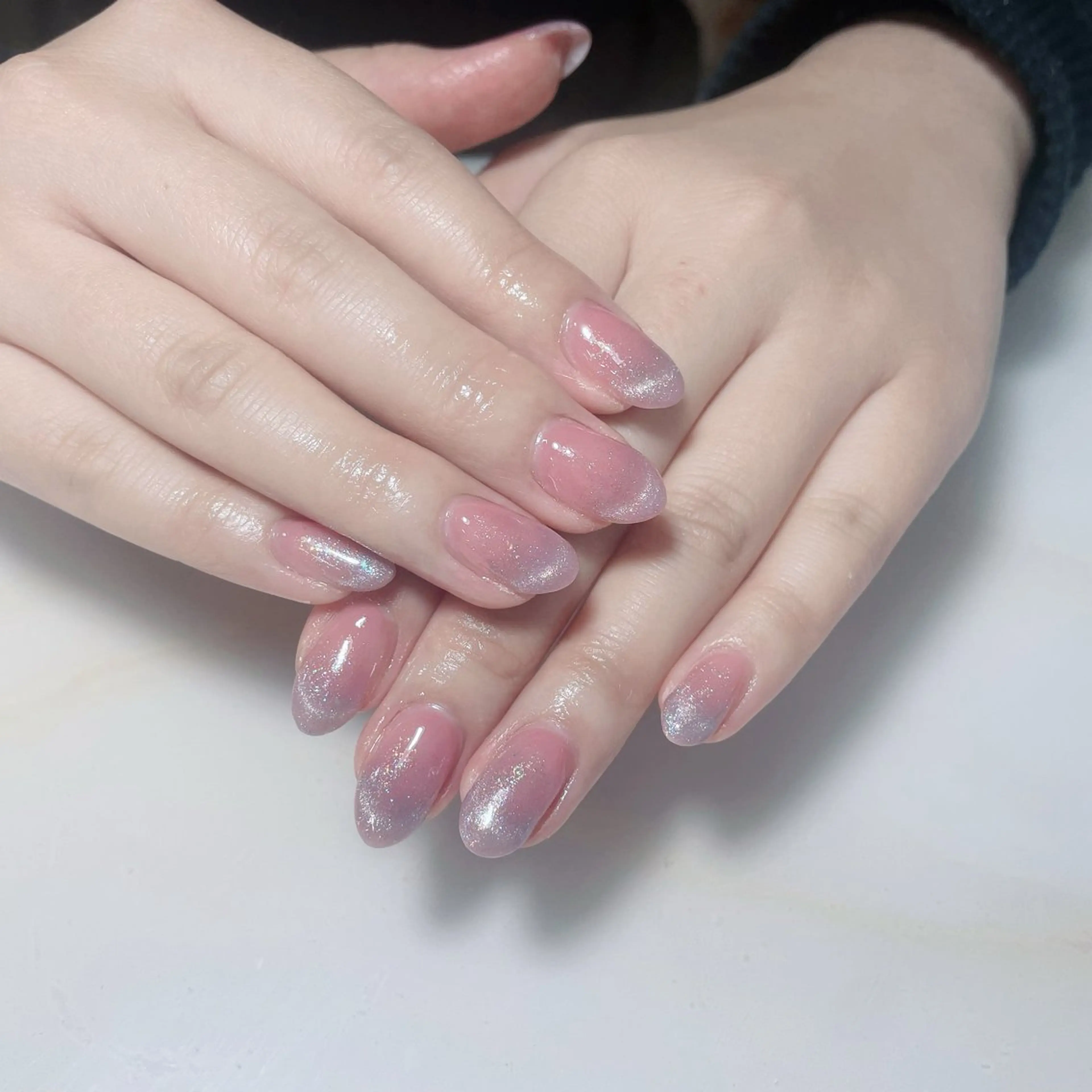 ネイル アートネイル フレンチネイル ジェルネイル グラデーション 韓国ネイル ハンドネイル 久保田 マリコのネイルデザイン