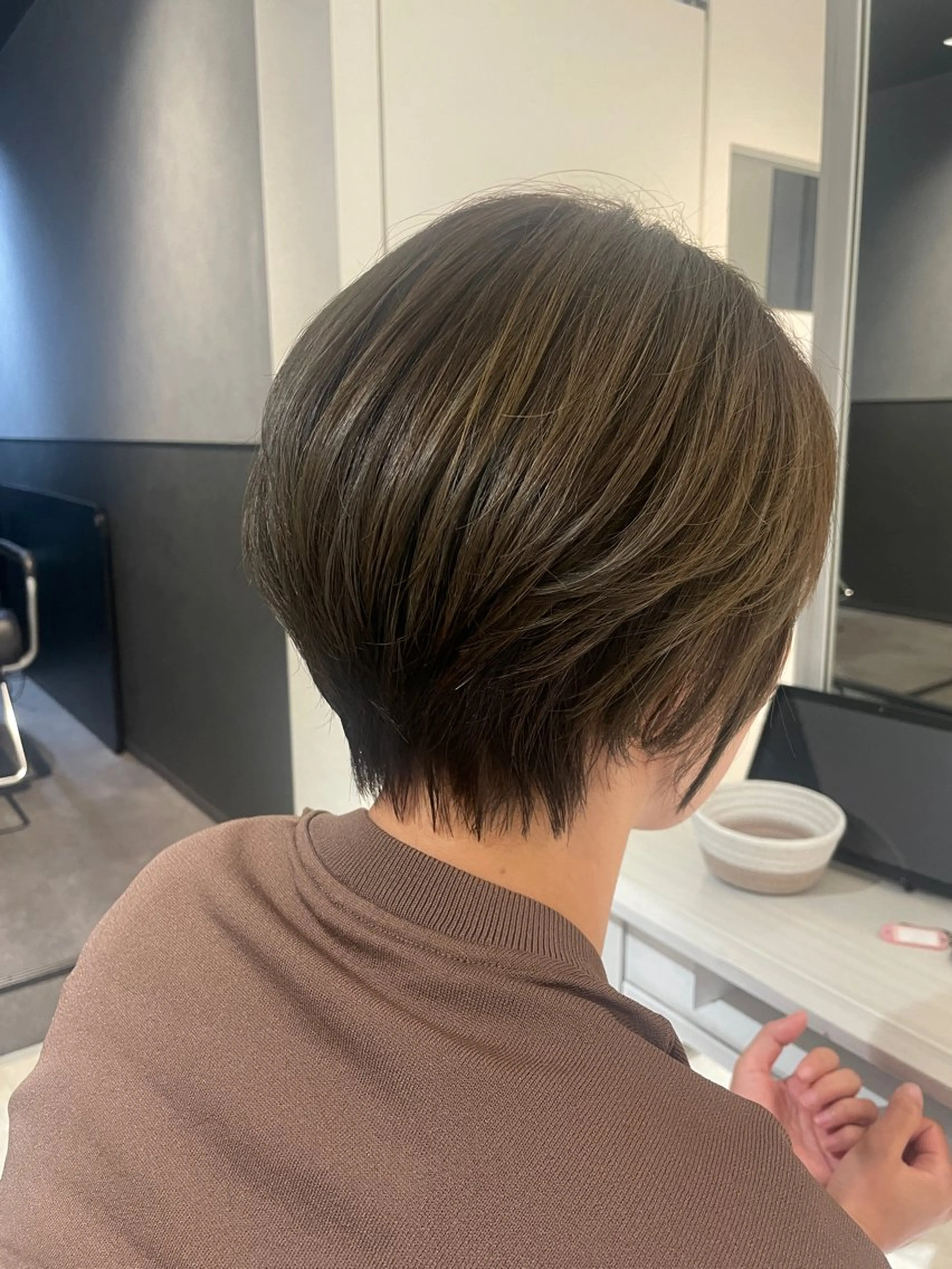 ショート カット ヘアカラー le. pidorgeのヘアスタイル