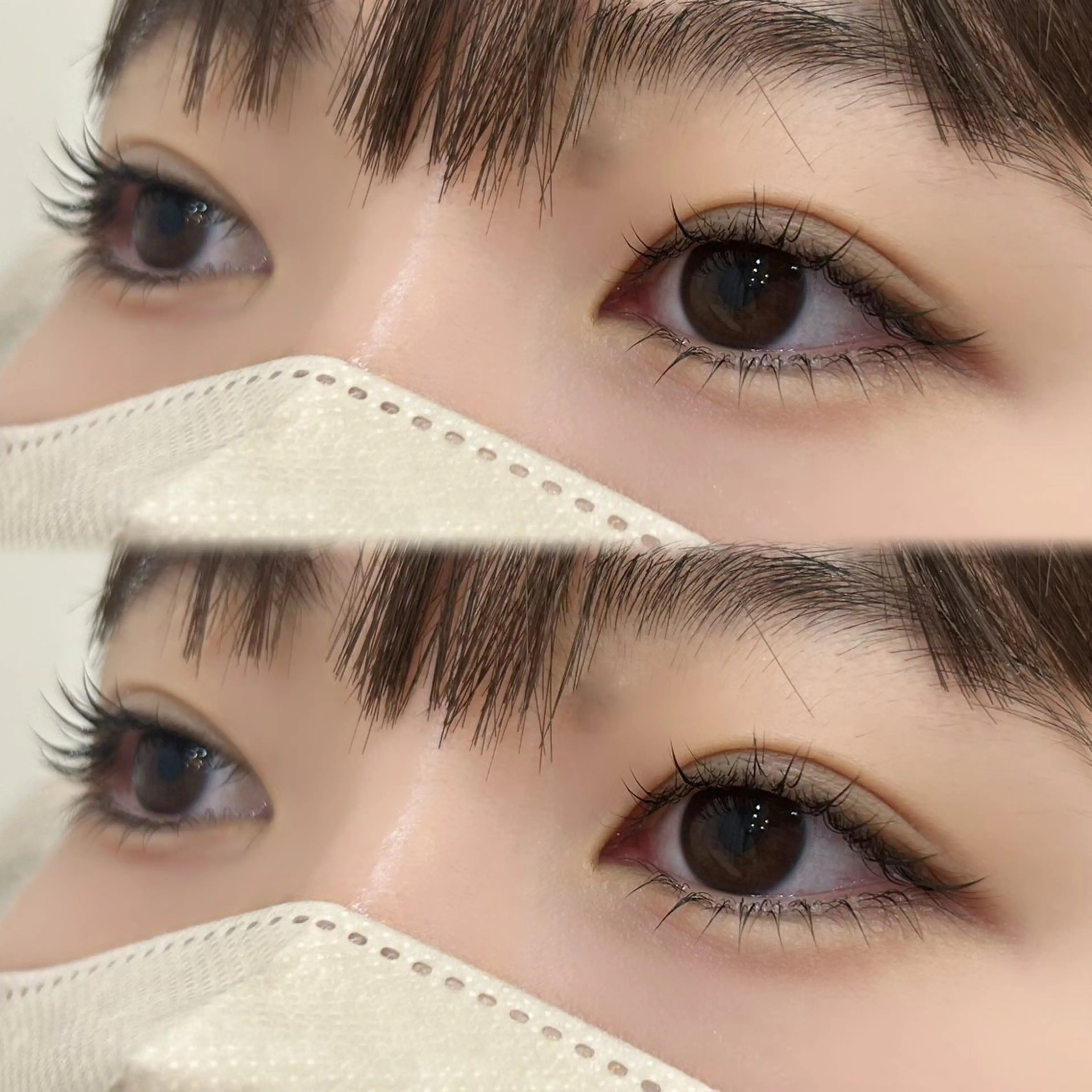 【💙垢抜けセット💙】アイブロウwax+まつ毛パーマ上のみのお得なセットメニュー✨/トリートメント仕上げ/川越/本川越の写真