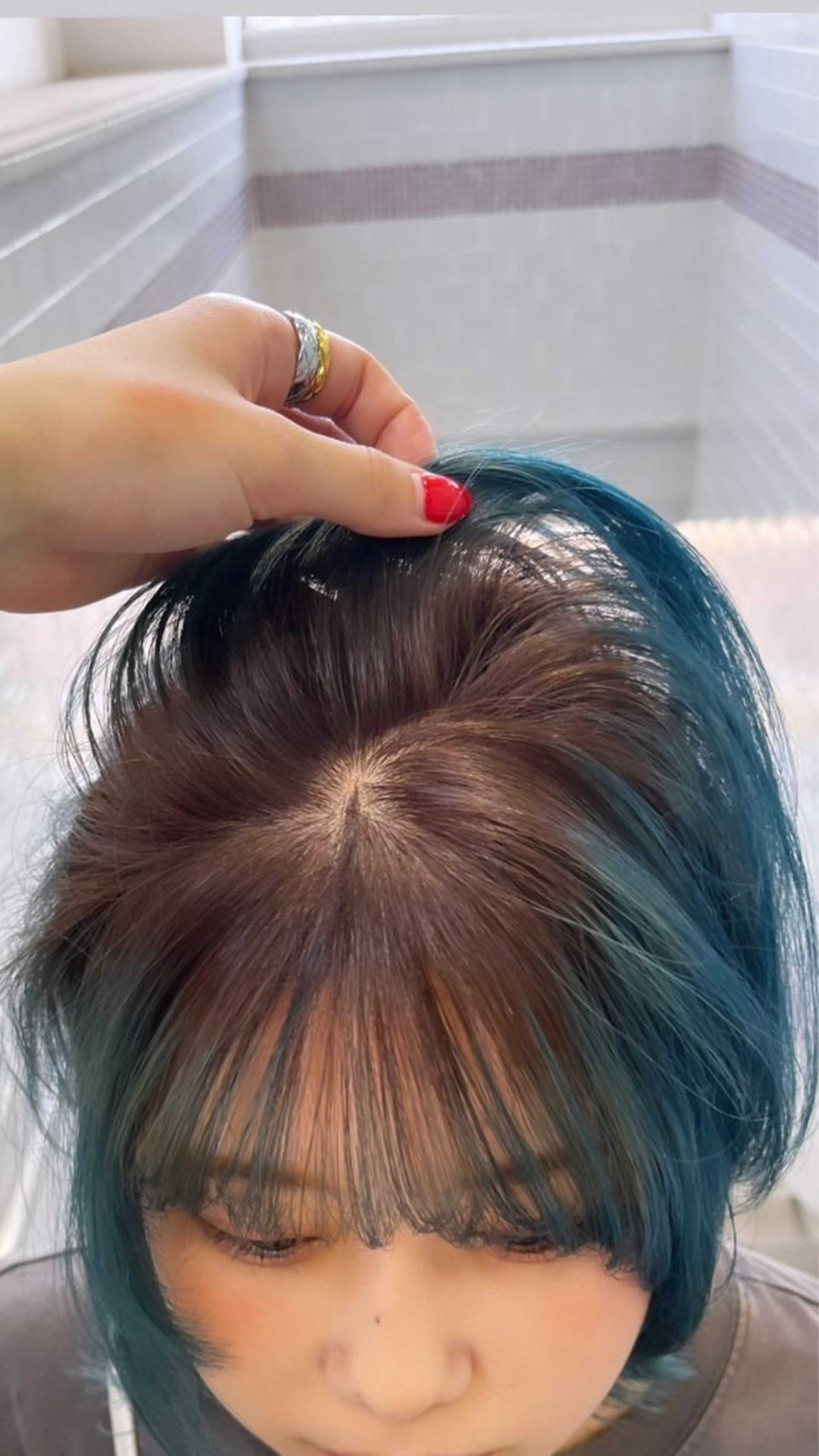 カラー 田村 柊真のヘアスタイル