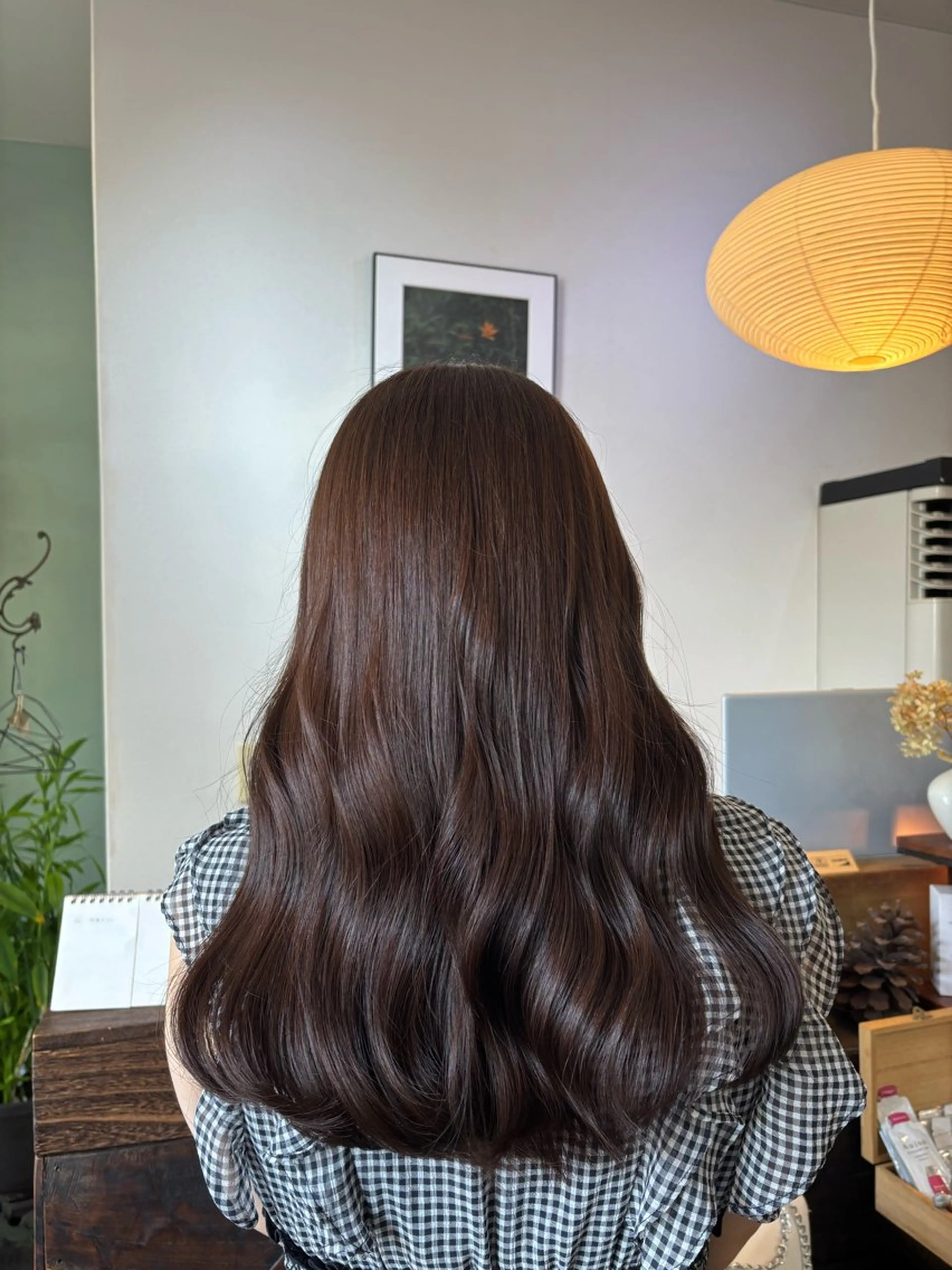 ロング カット ヘアカラー hair bulb所属・三國 栞音のヘアスタイル