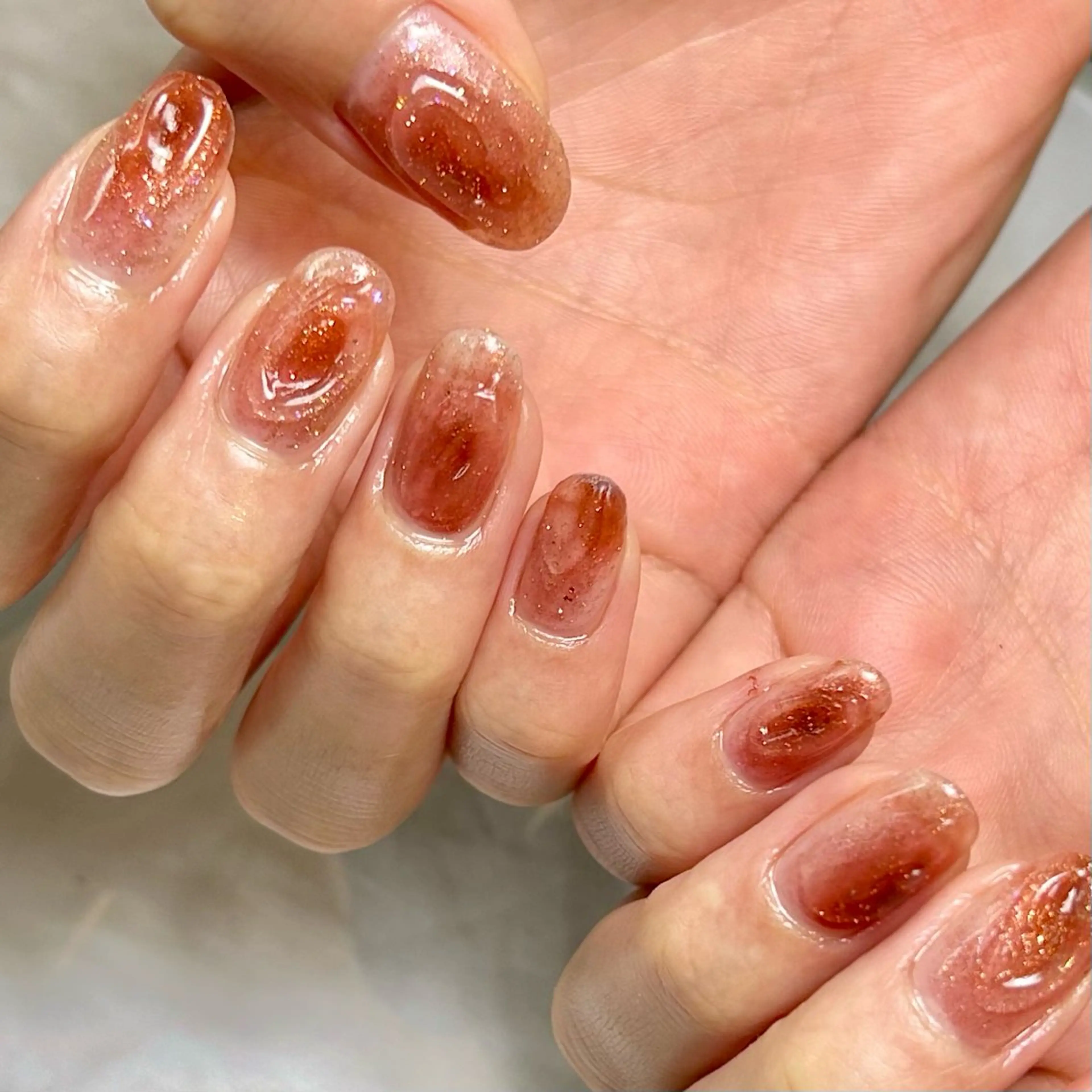 ネイル 持ち込み ハンドネイル Reflection marikoのネイルデザイン