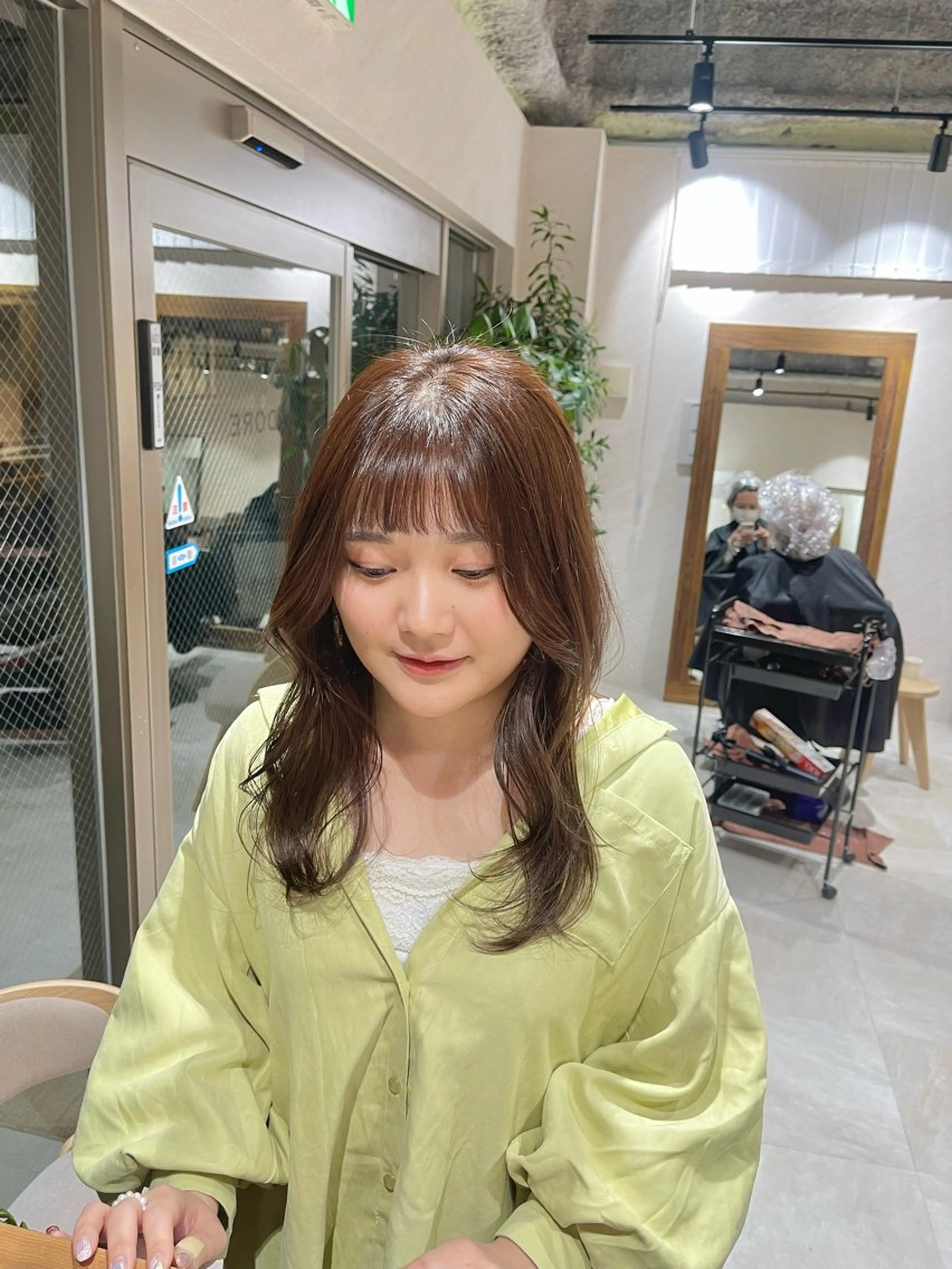 セミロング カラー ベージュカラー ヘアカラー トリートメント 🩵ボブ/レイヤー /髪質改善🩵のヘアスタイル