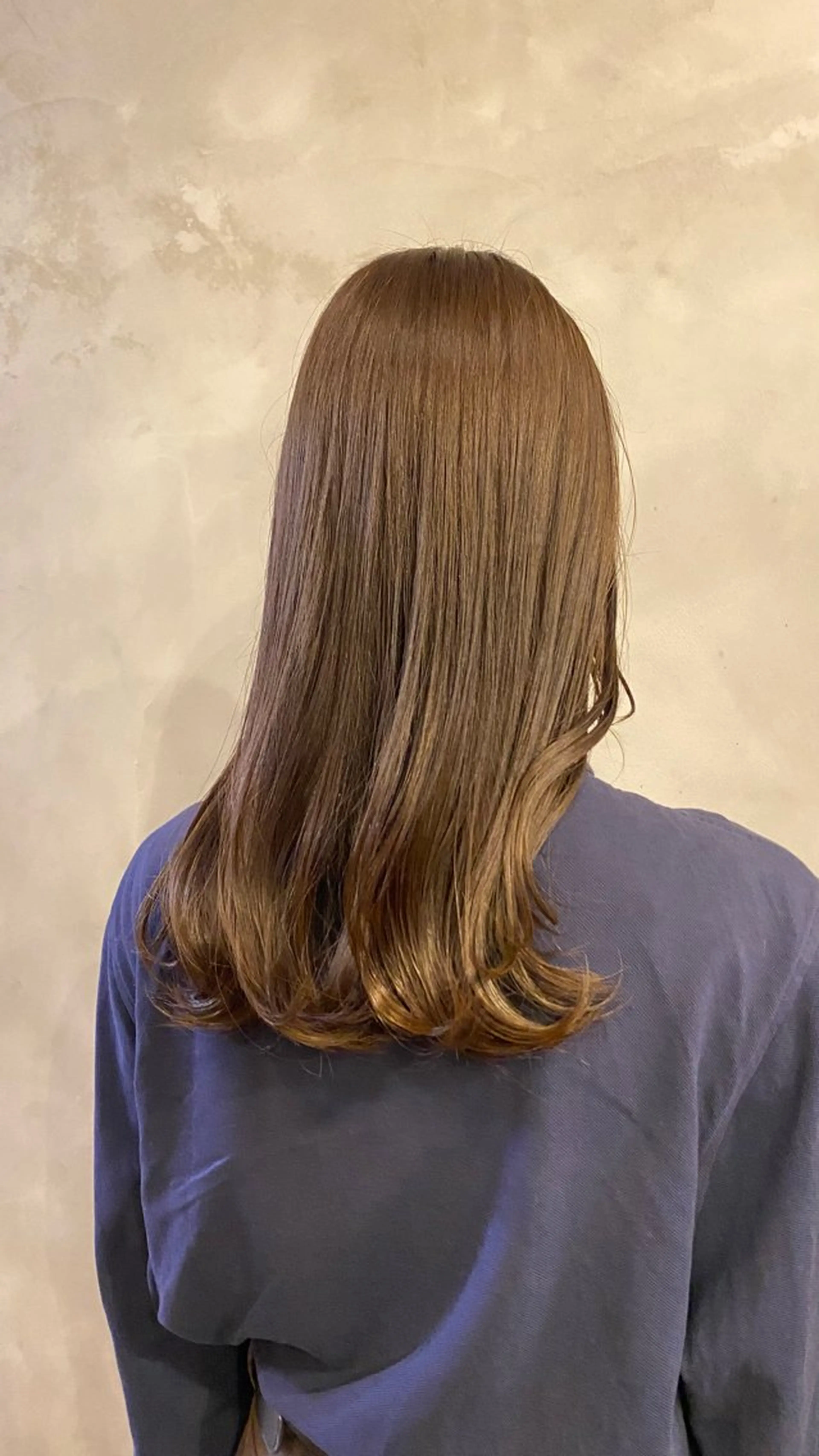 ロング カラー オリーブカラー ヘアカラー ブリーチカラー 🪷なりたりみのヘアスタイル