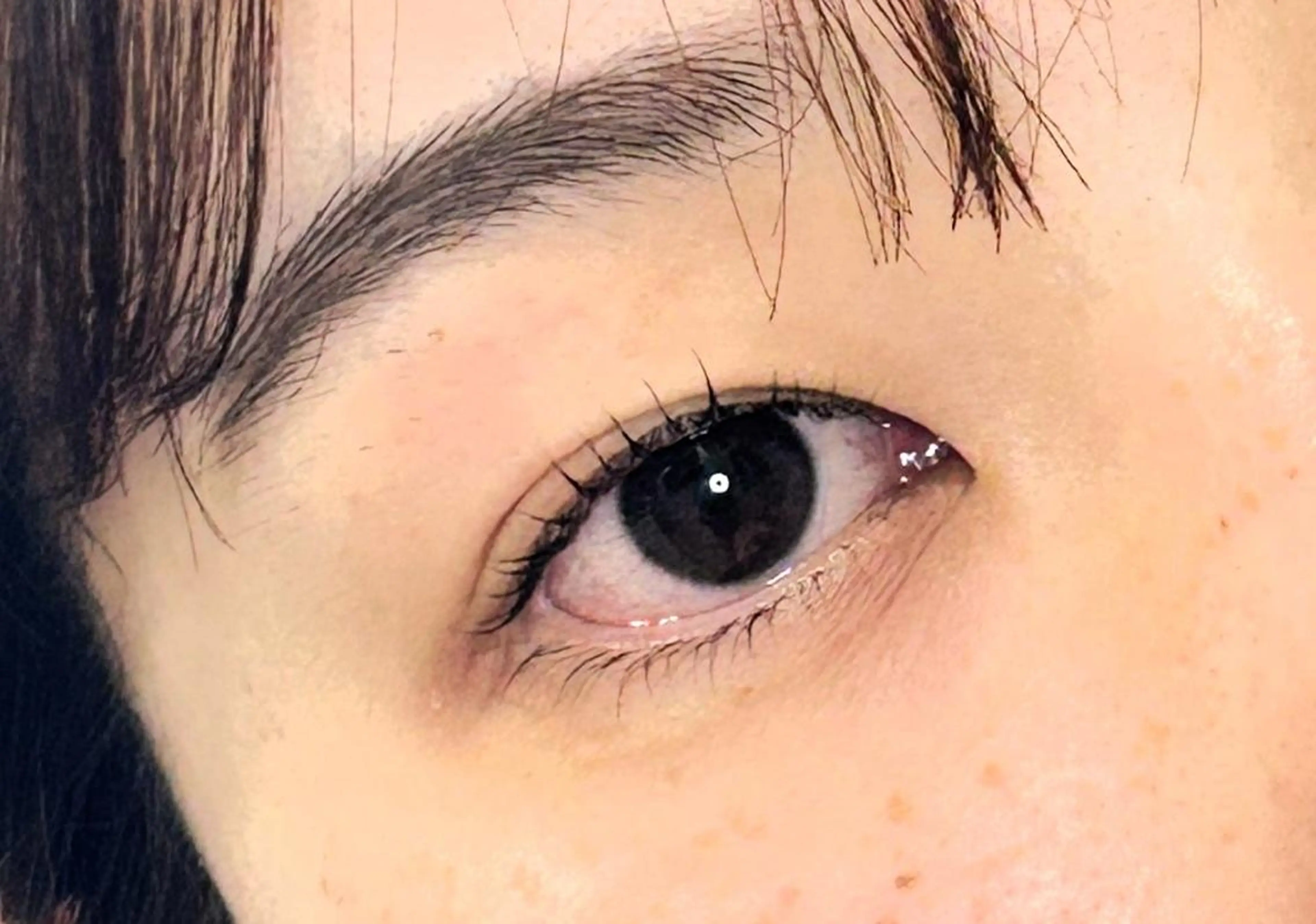 マツエク・マツパ 下まつげエクステ 一重×まつ毛パーマ マツパ 【eight】 土橋の眉毛・アイブロウイメージ