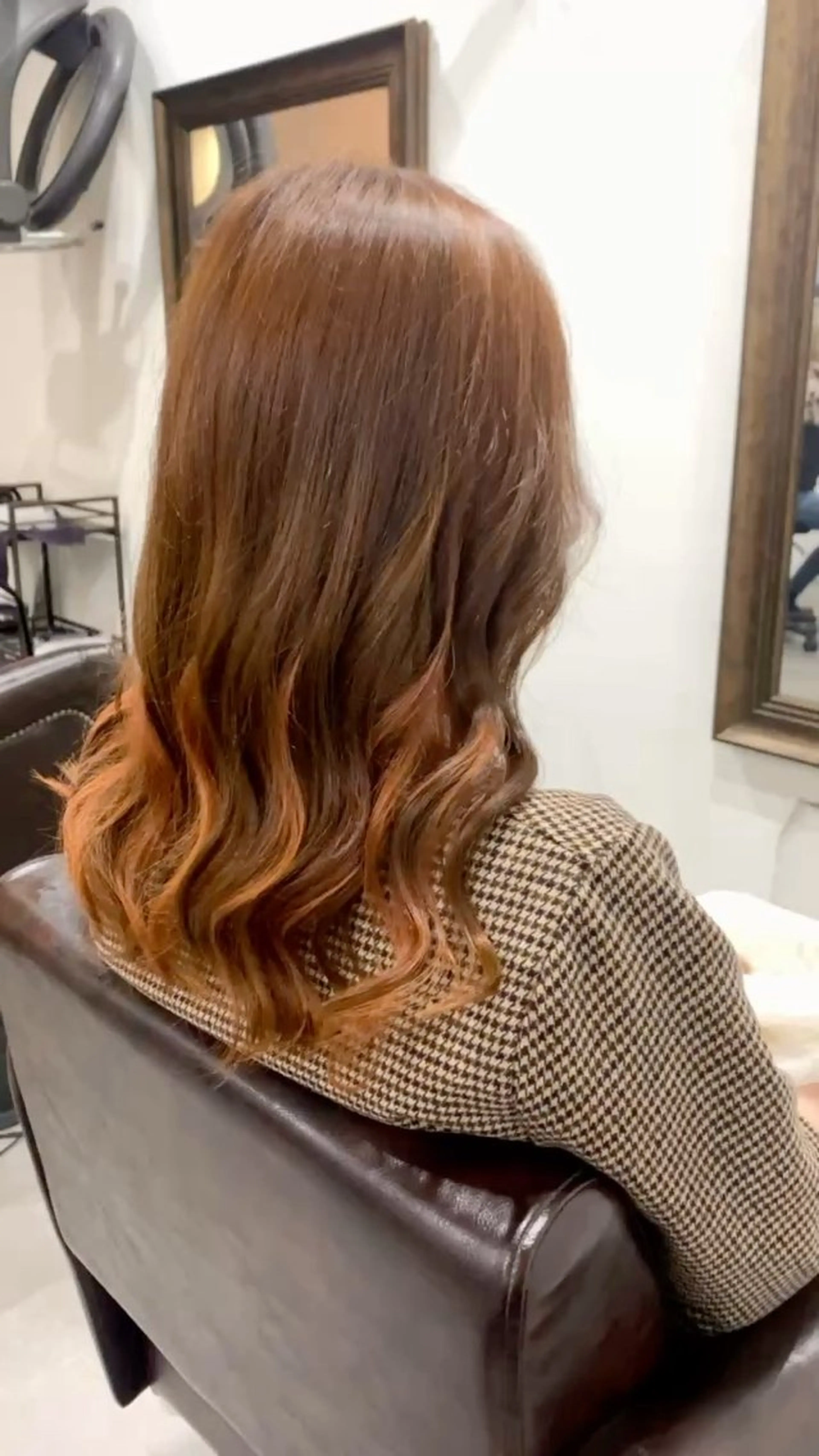 セミロング カラー ヘアカラー トリートメント 中本 達也のヘアスタイル