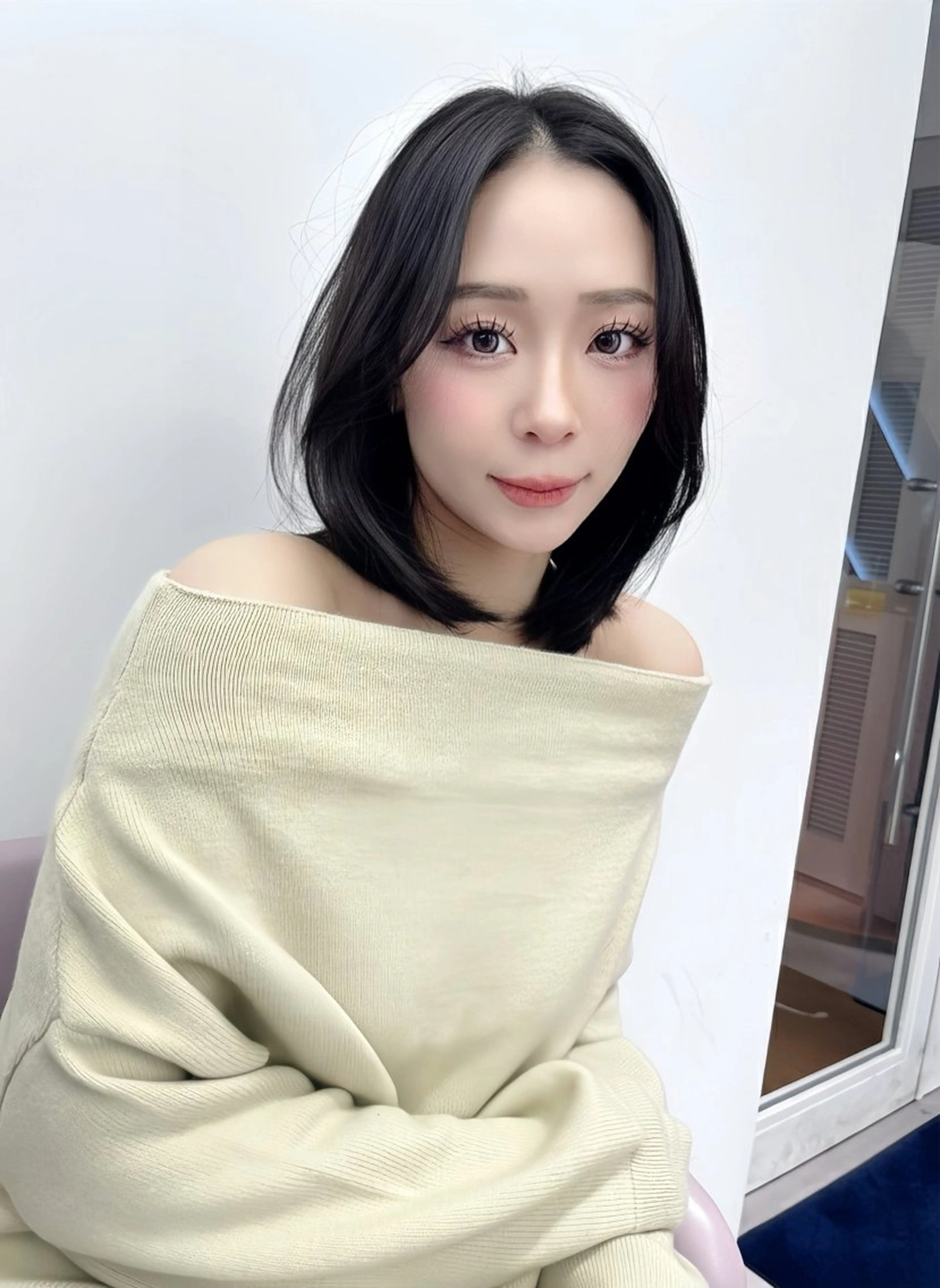 ミディアム カット レイヤー\髪質改善\ ボブ特化\たかひろのヘアスタイル