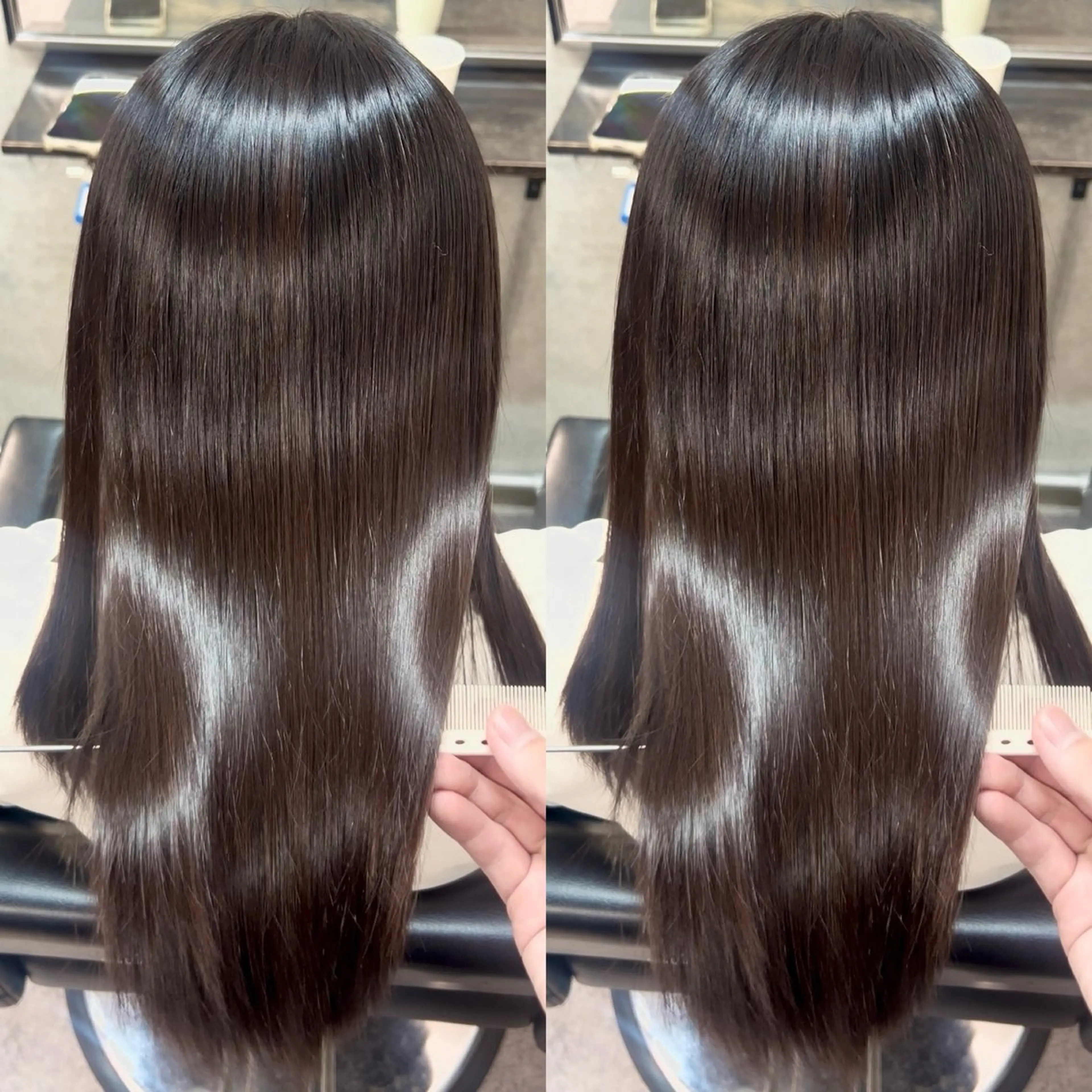 セミロング 髪質改善 トリートメント 縮毛矯正 トリートメント ONE EIGHTY 表参道所属・🫧髪質改善 縮毛矯正特化🫧中西のヘアスタイル