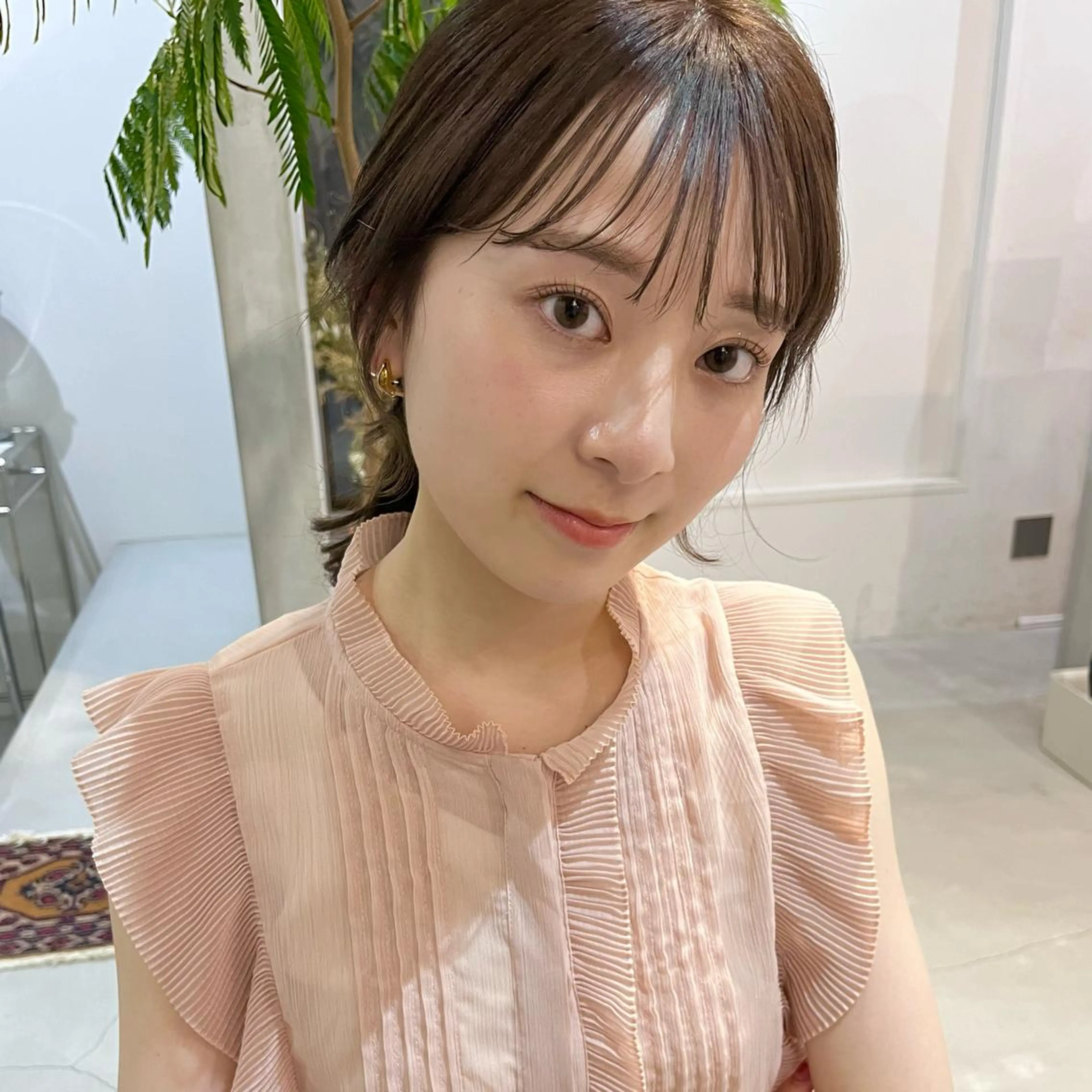 マツエク・マツパ アイブロウ 眉毛ワックス脱毛 一重×まつ毛パーマ ワンホンマツエク マツパ ブリーチなしカラー ダブルカラーエクステのヘアスタイル