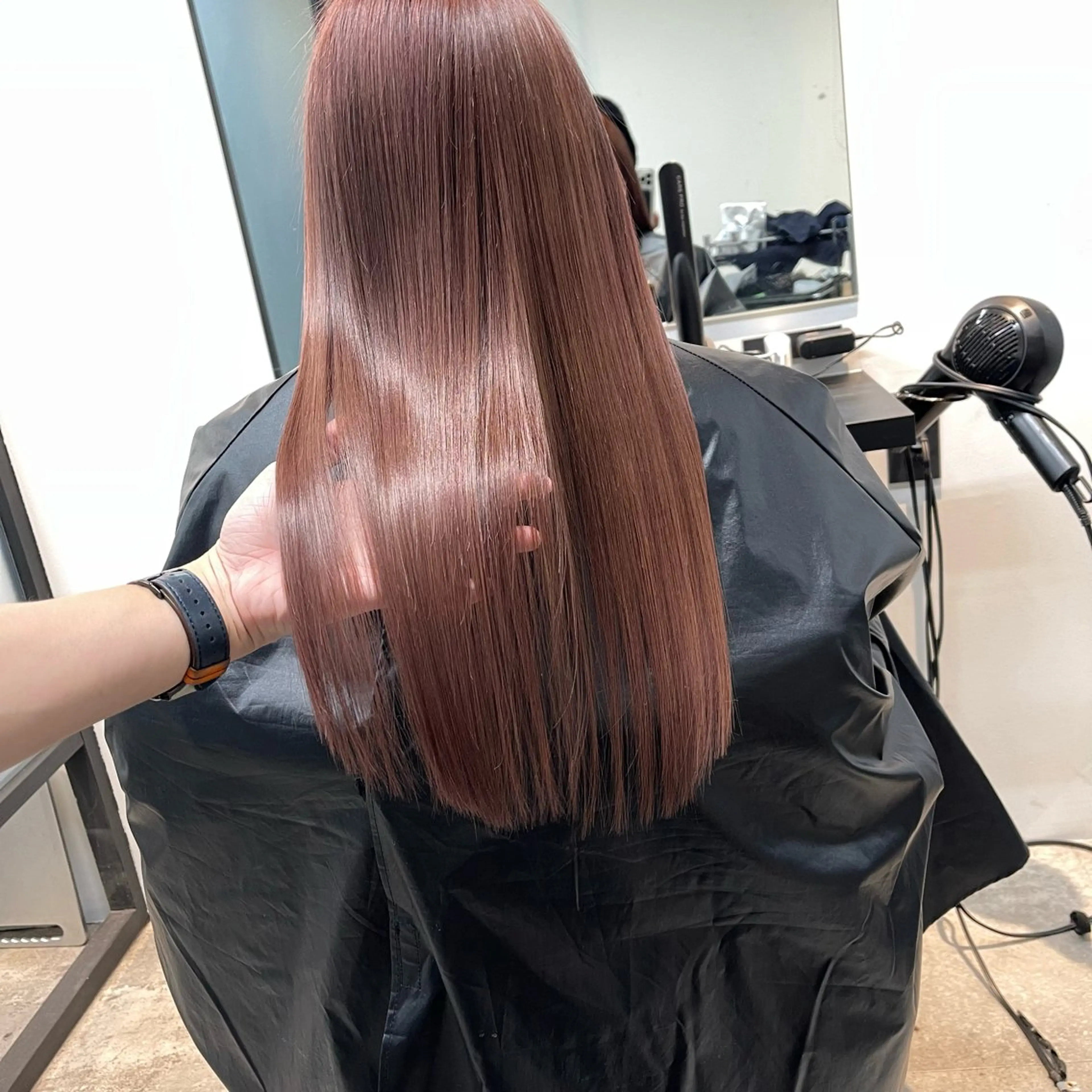 ロング カラー ブリーチ 透明感カラー ブリーチなしカラー 髪質改善 カット ヘアカラー トリートメント CALAMARI所属・【渋谷で人気】艶髪× 髪質改善/ツヤカラーのヘアスタイル