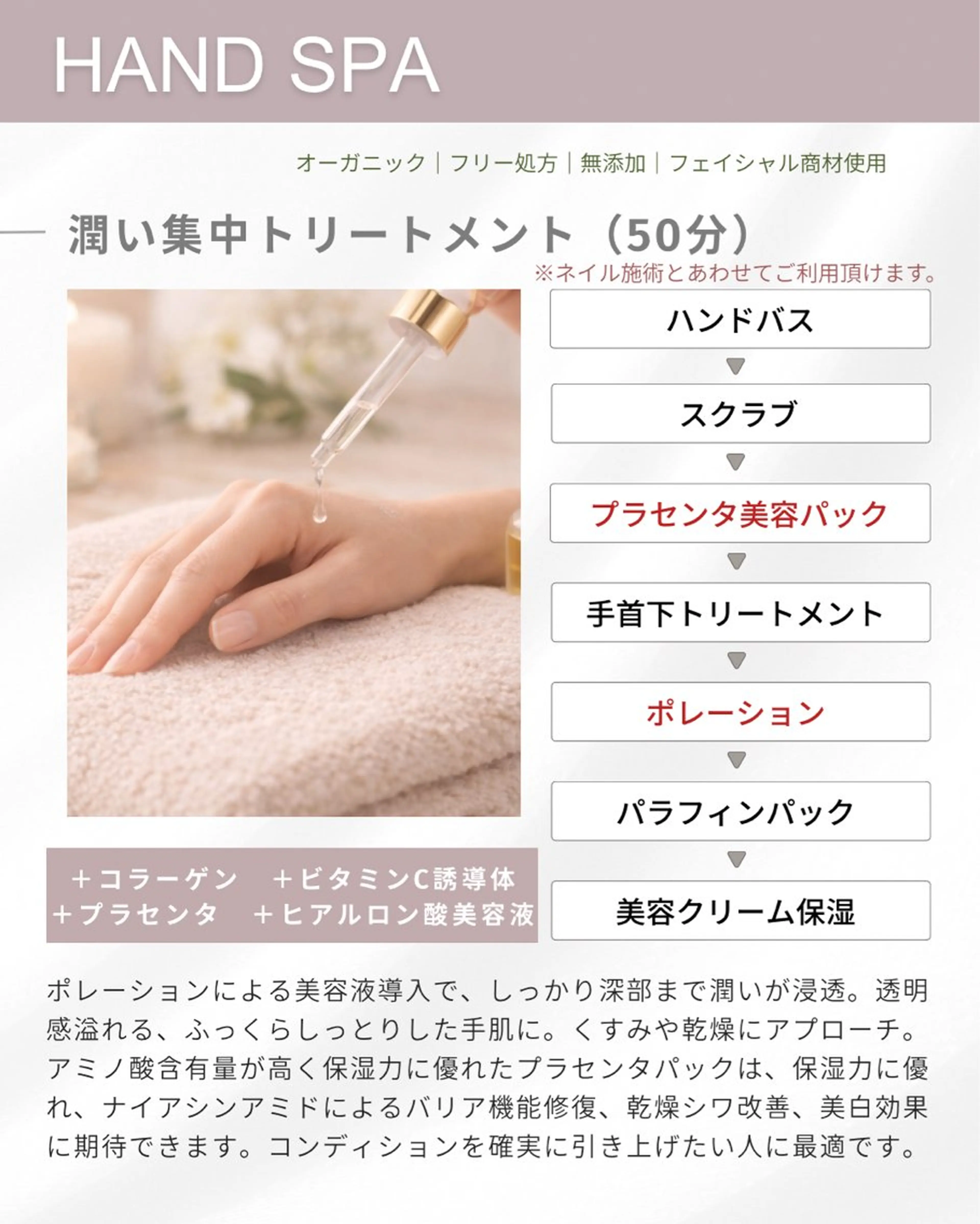 ハンドケア ハンドSpa/ネイル Rirashaのネイルデザイン