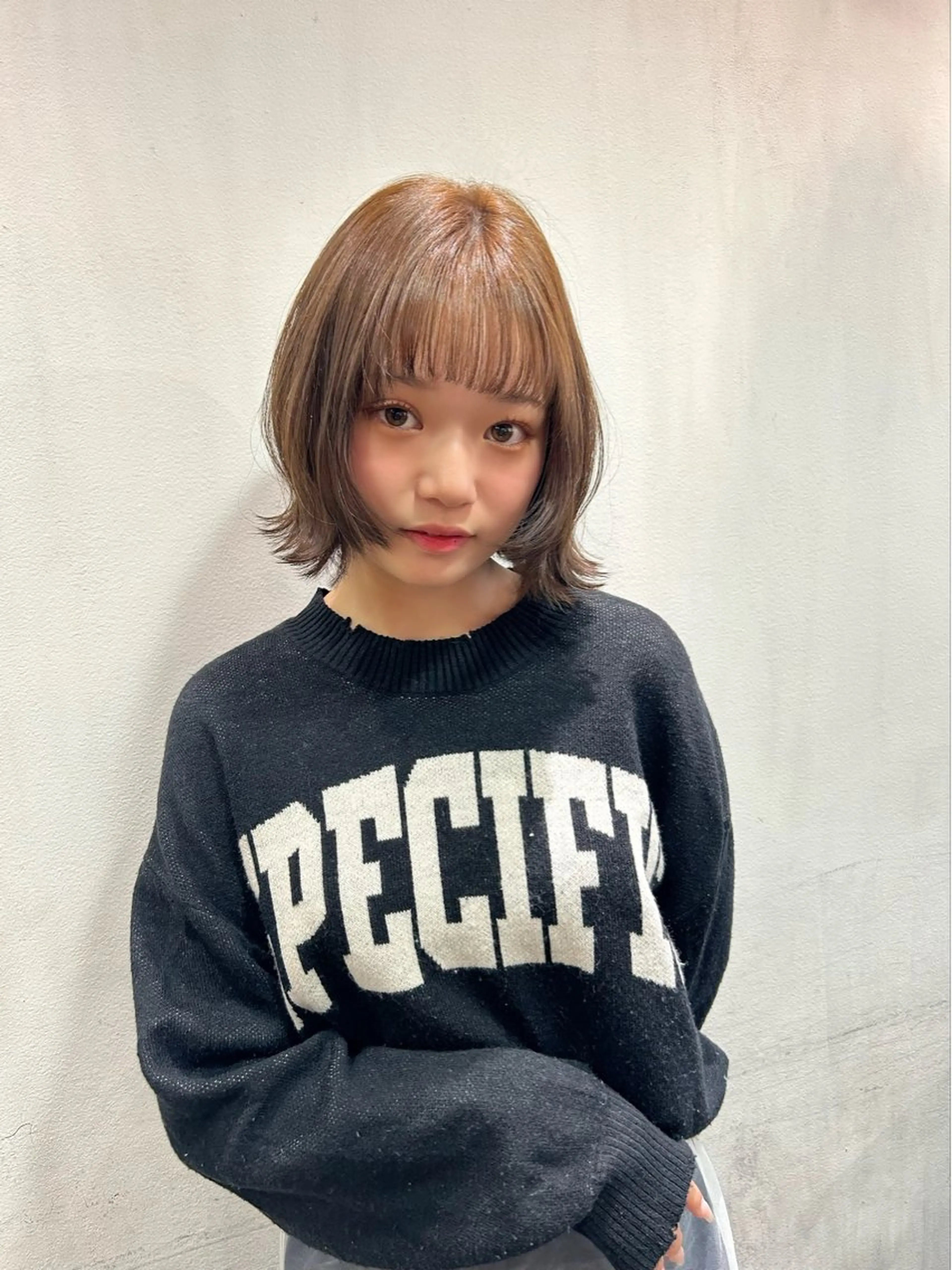 ミディアム ヘアカラー L STUDIO所属・ハイトーン/ブリーチ 🧁soraのヘアスタイル