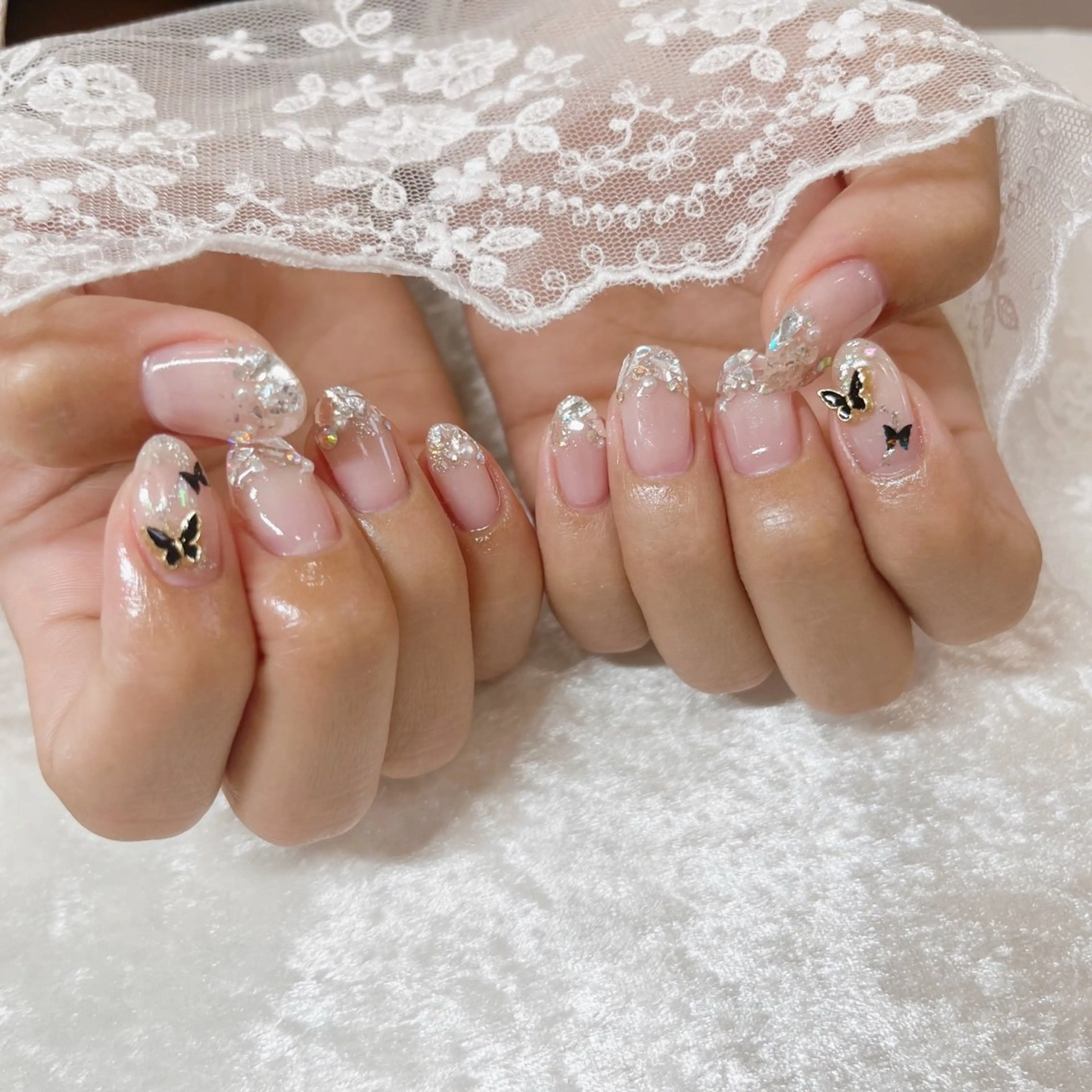 ネイル ハンドネイル Maya 🧊🫧‪のネイルデザイン