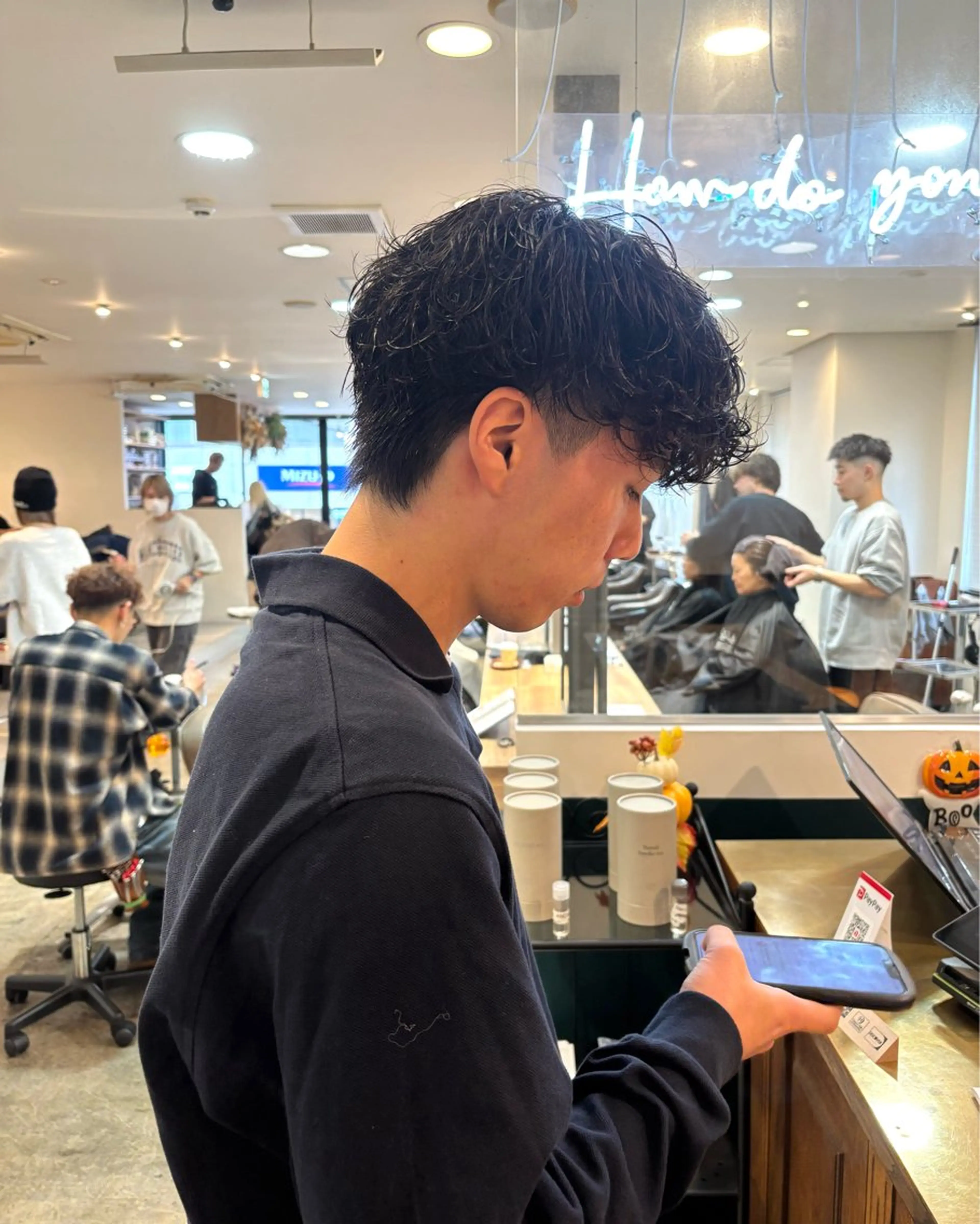 パーマ メンズ 高山 鳳成のヘアスタイル