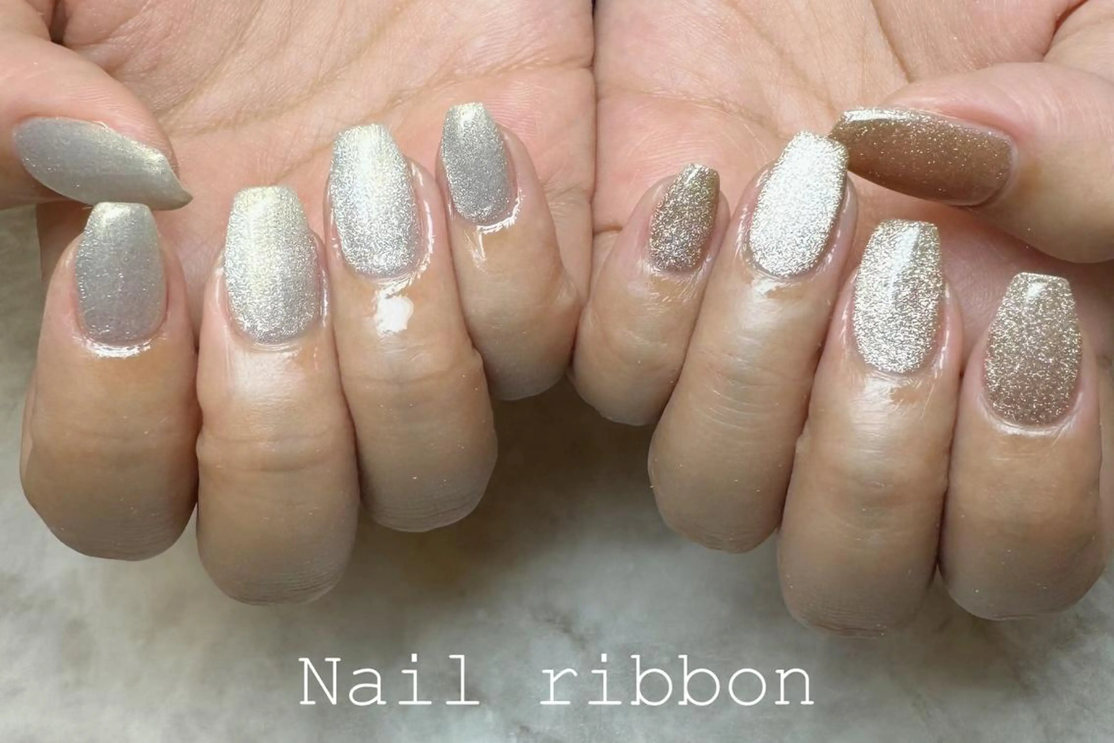 ❤️‍🔥大人気❤️‍🔥オフ有りマグネットネイル💅¥6190→¥5500の写真