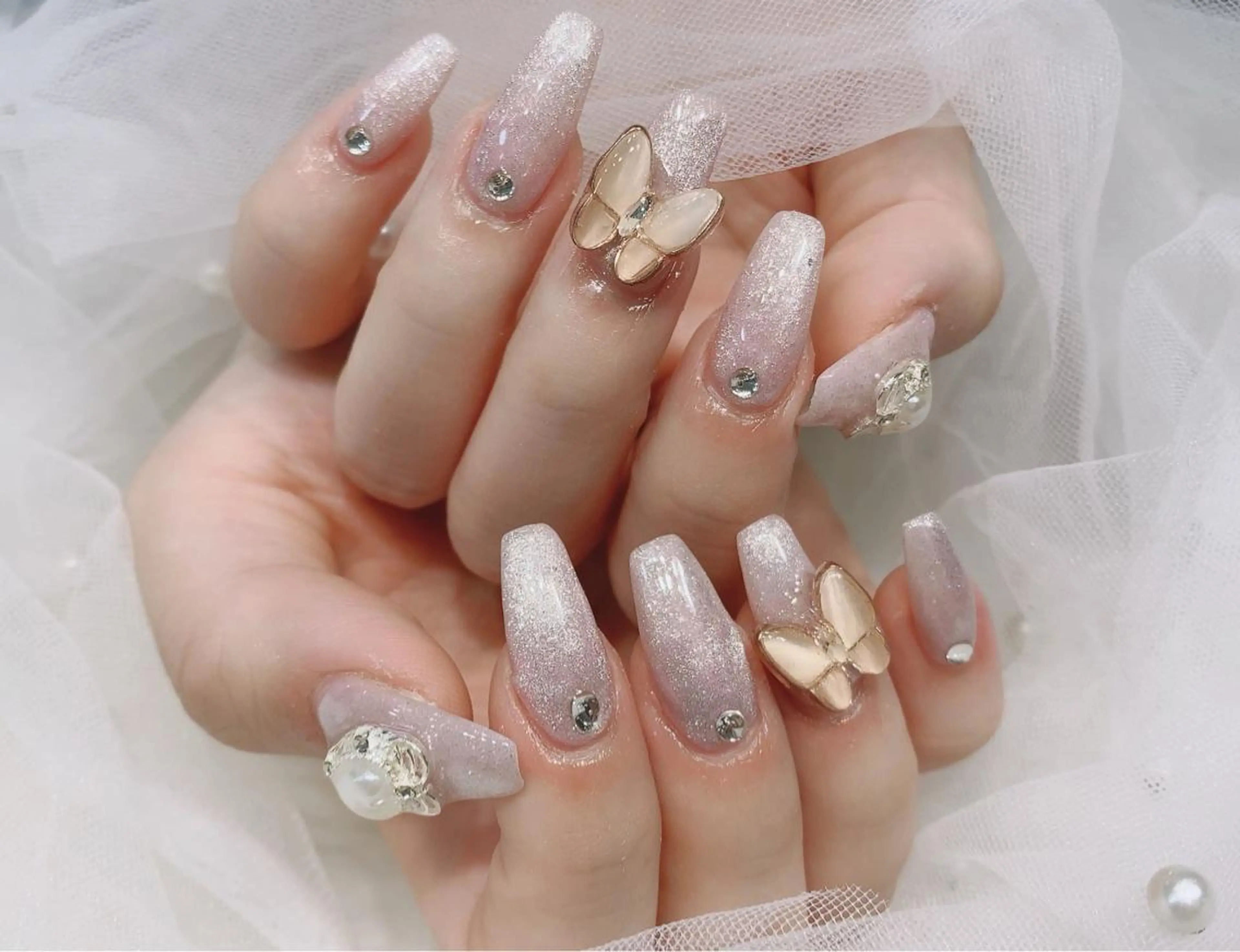 ロング ネイル Mint NAILSALONのネイルデザイン