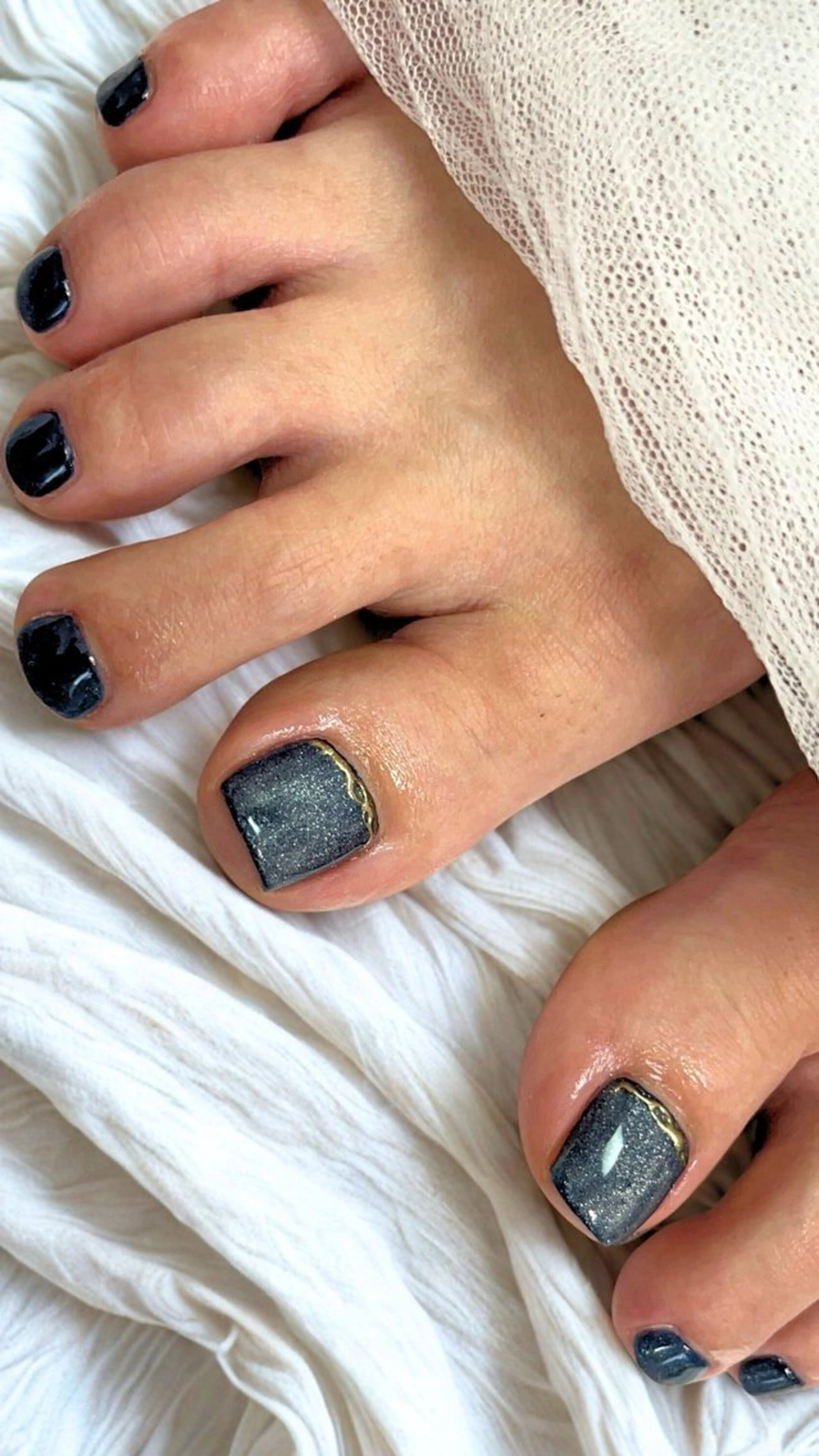 ネイル フットネイル ジェルネイル シンプルネイル Nail salon Loaのネイルデザイン