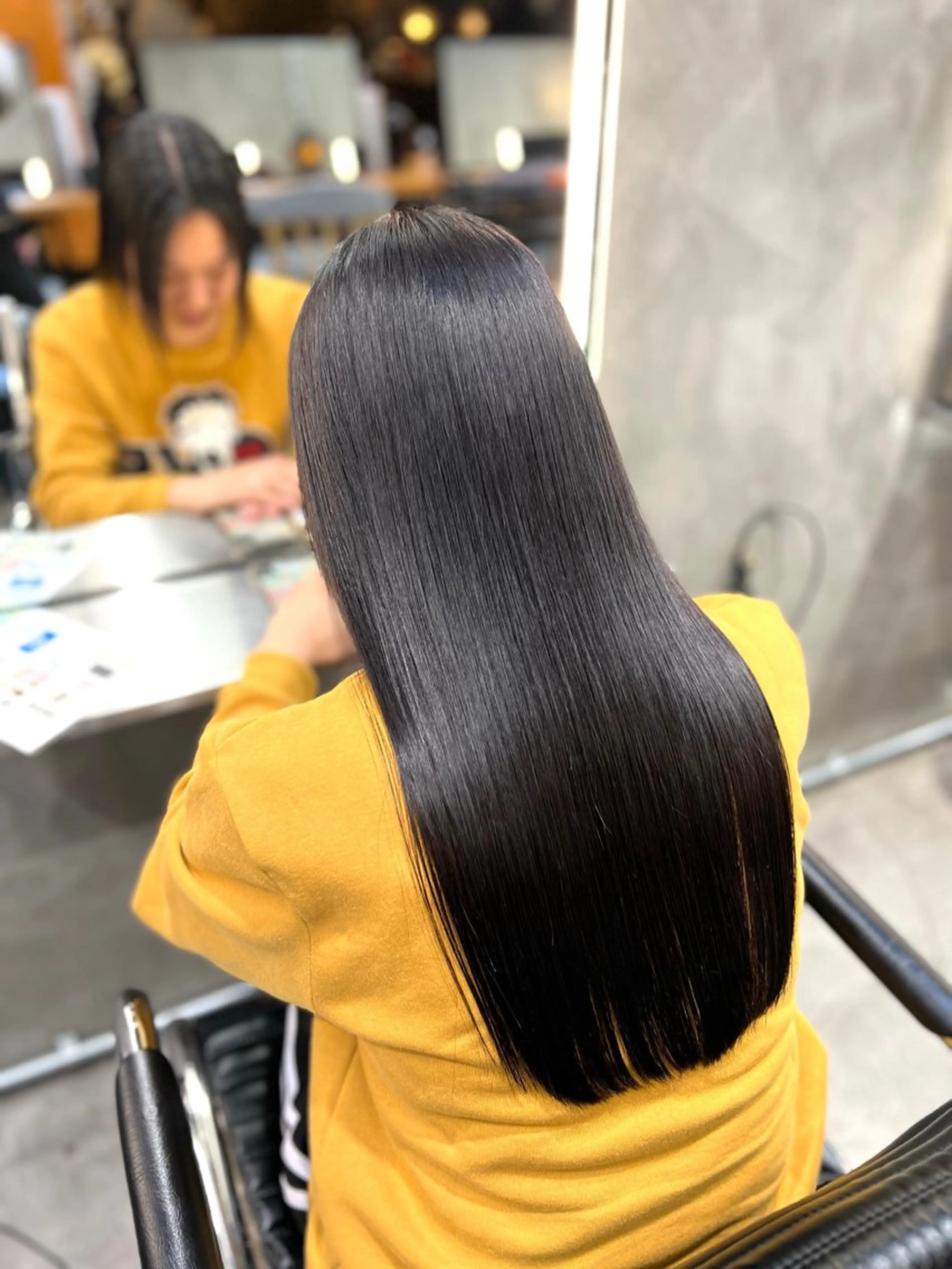 ロング 髪質改善 ロング 縮毛矯正 トリートメント 酸性ストレート 縮毛矯正 GO TODAY 原宿本店所属・🎁曲がる縮毛矯正 /DAIKIのヘアスタイル