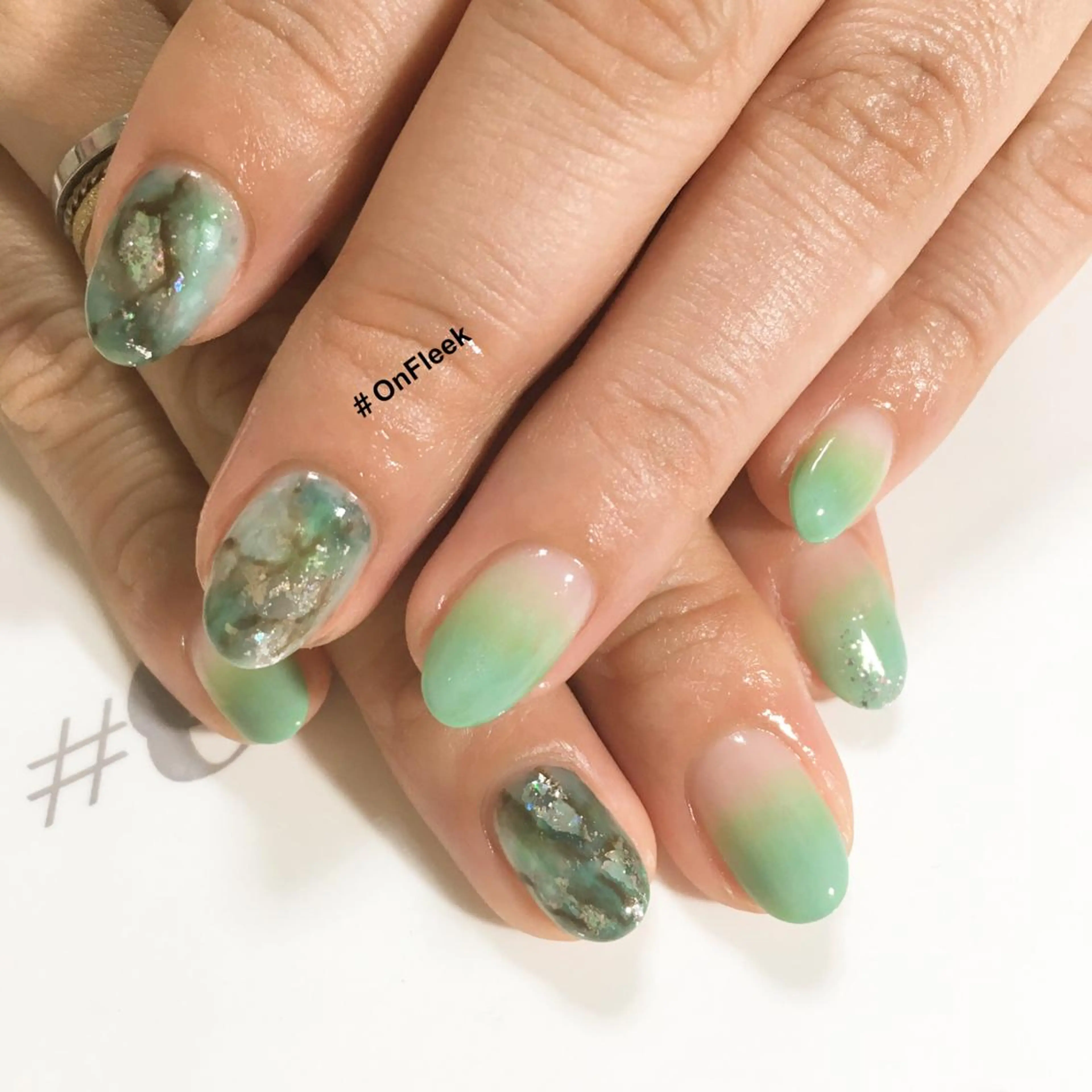 ネイル ハンドネイル NailSalon ＃OnFleekのネイルデザイン