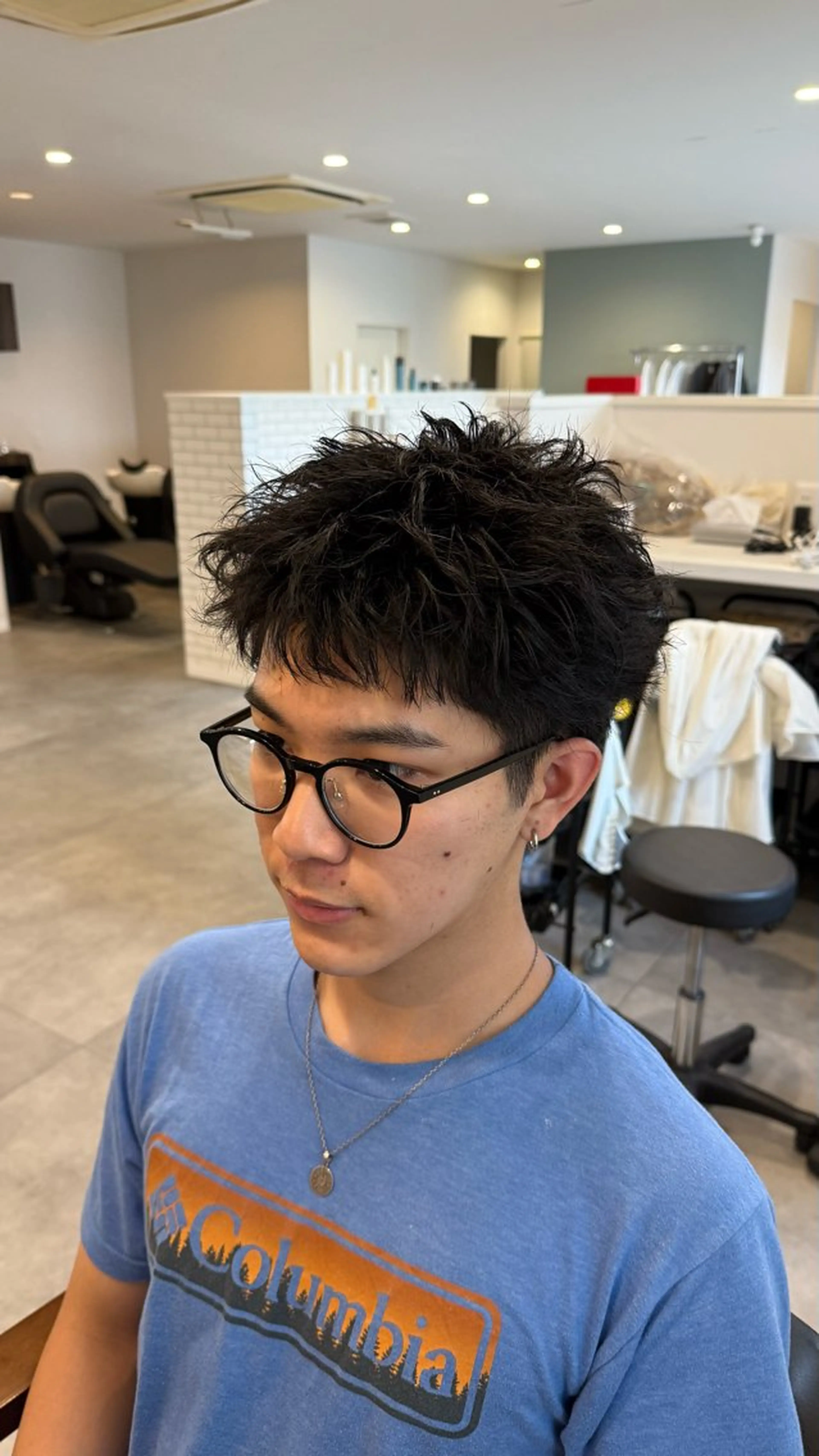 メンズ限定カット+眉カットの写真