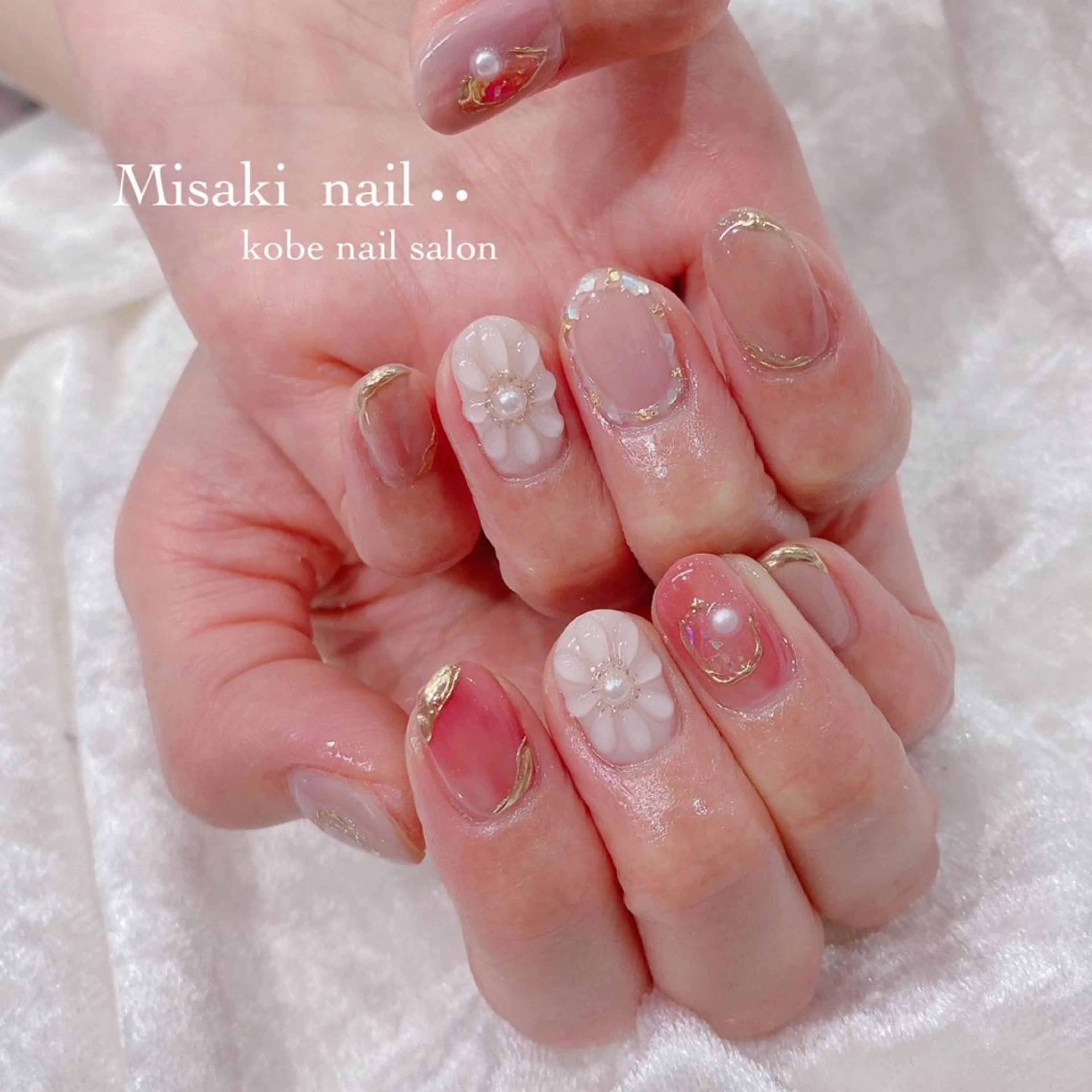 ネイル 韓国ネイル ワンホンネイル ハンドネイル nailsalon miinailsのネイルデザイン