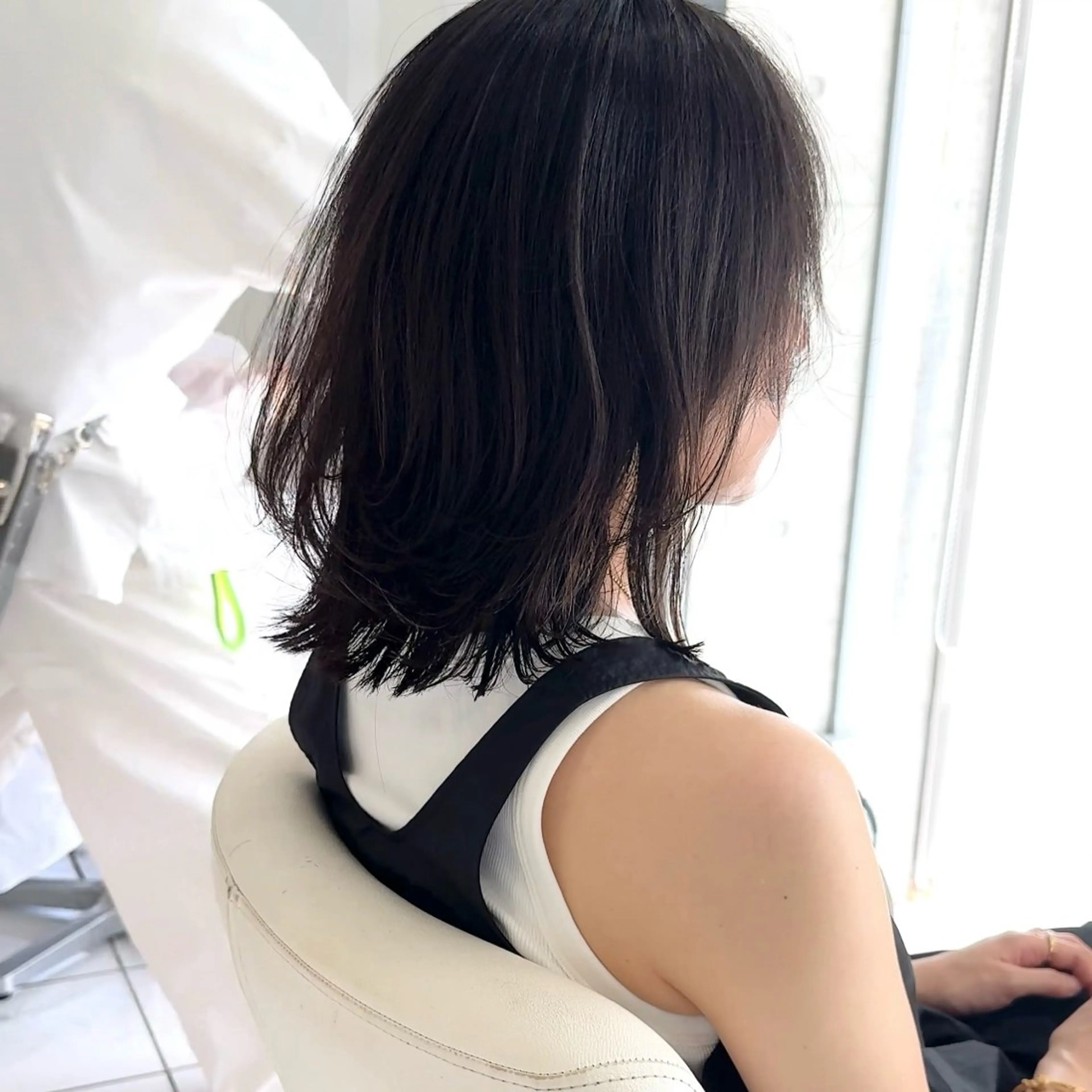 ミディアム カラー ボブレイヤー ボブ レイヤーカット カット ヘアカラー トリートメント 💎ボブ/似合わせの 達人/縮毛矯正/畔上のヘアスタイル