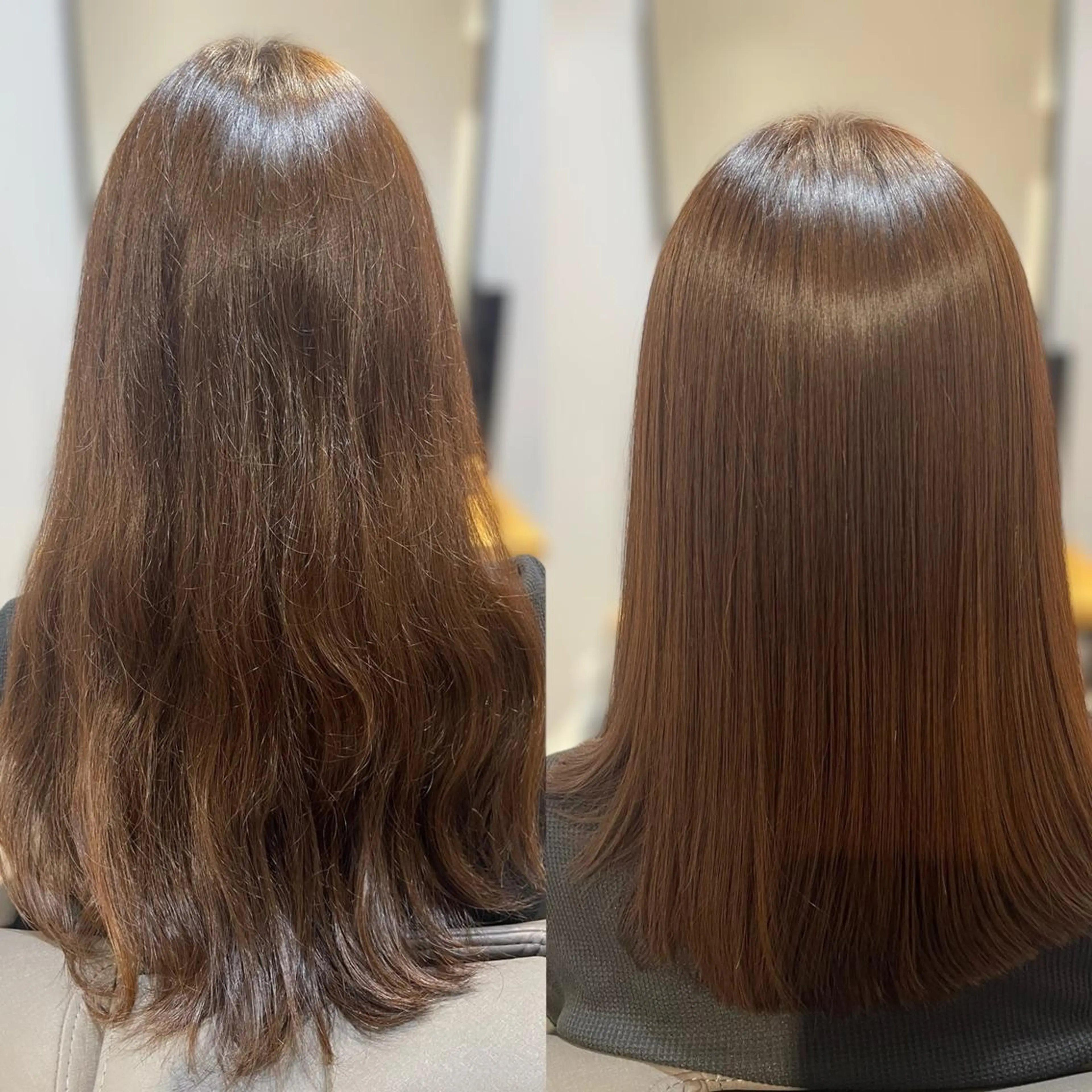 カット+縮毛矯正+ケアトリートメントの写真