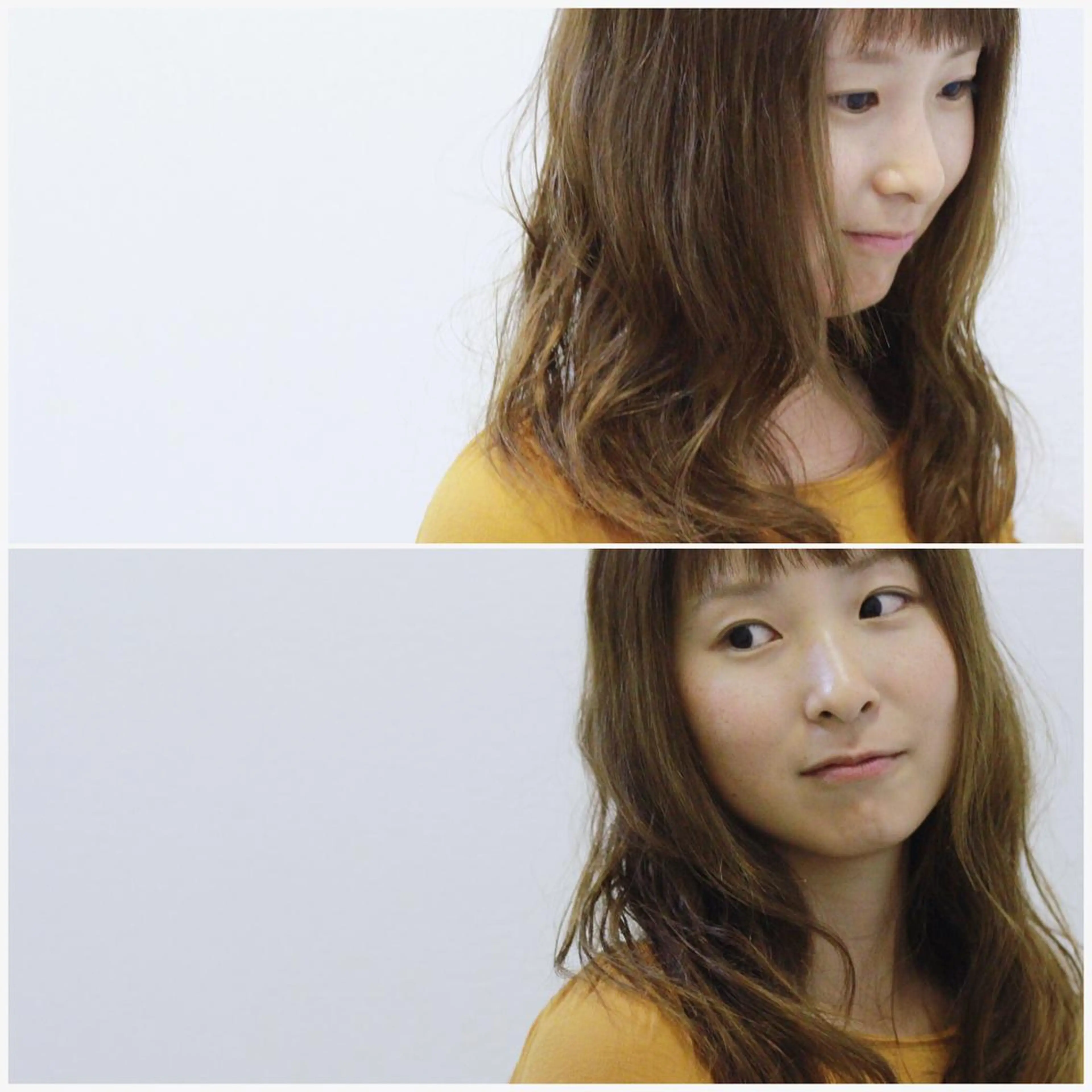 セミロング パーマ セミロングパーマ カット パーマ 縮毛矯正 Viage （ビアージュ）のヘアスタイル