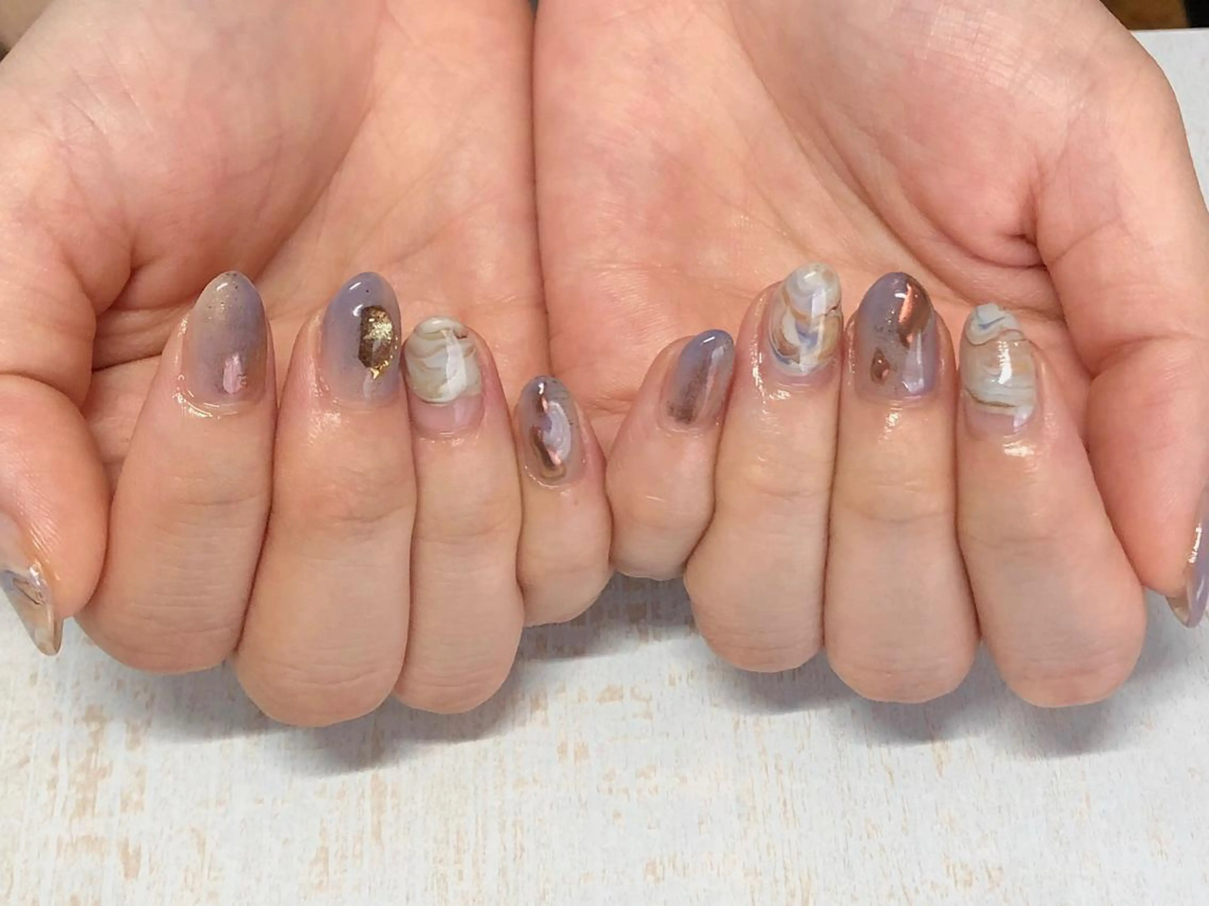 ネイル 𖡼 yumenoのネイルデザイン