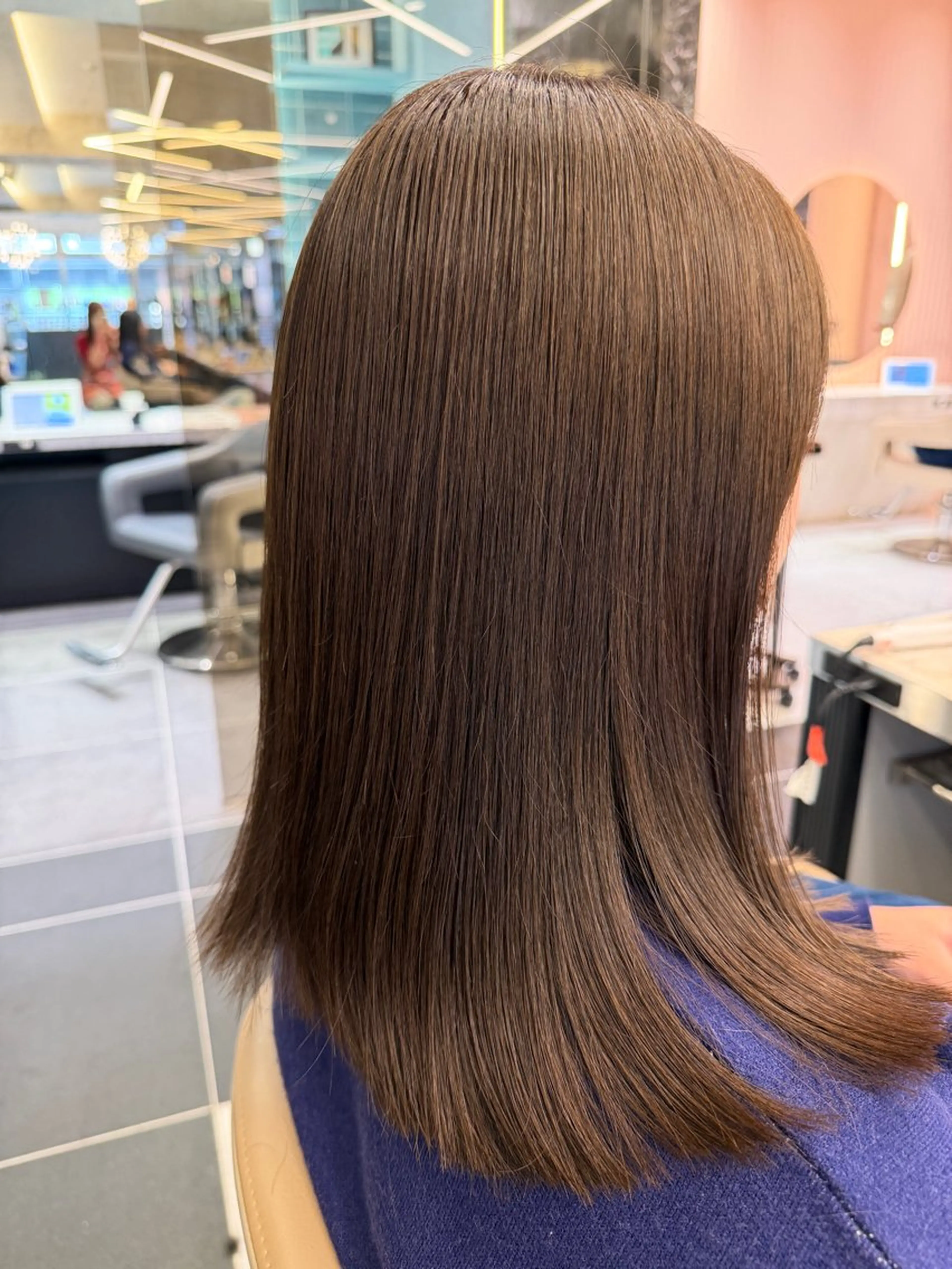 セミロング カット ヘアカラー トリートメント EARTH 浦和店所属・🌱赤み消しカラー /橋本 舞羽🌱のヘアスタイル