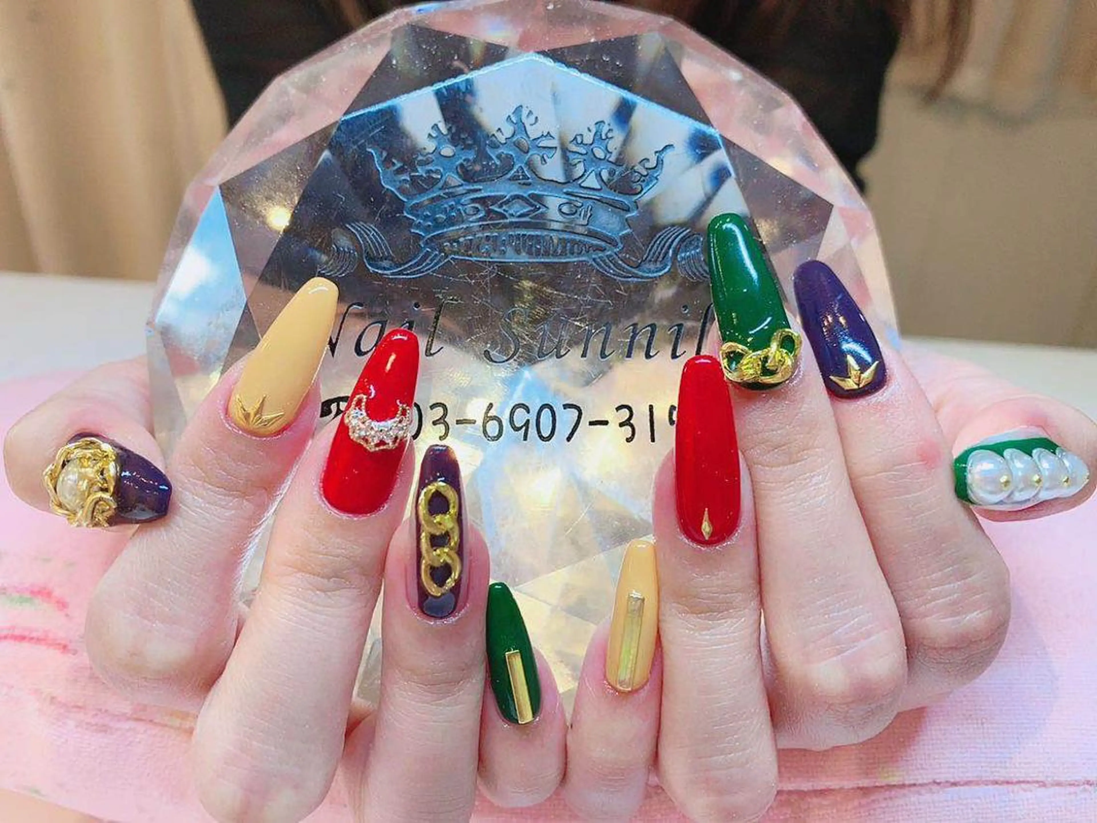 ネイル 長さだし専門店 M2　rikaのネイルデザイン