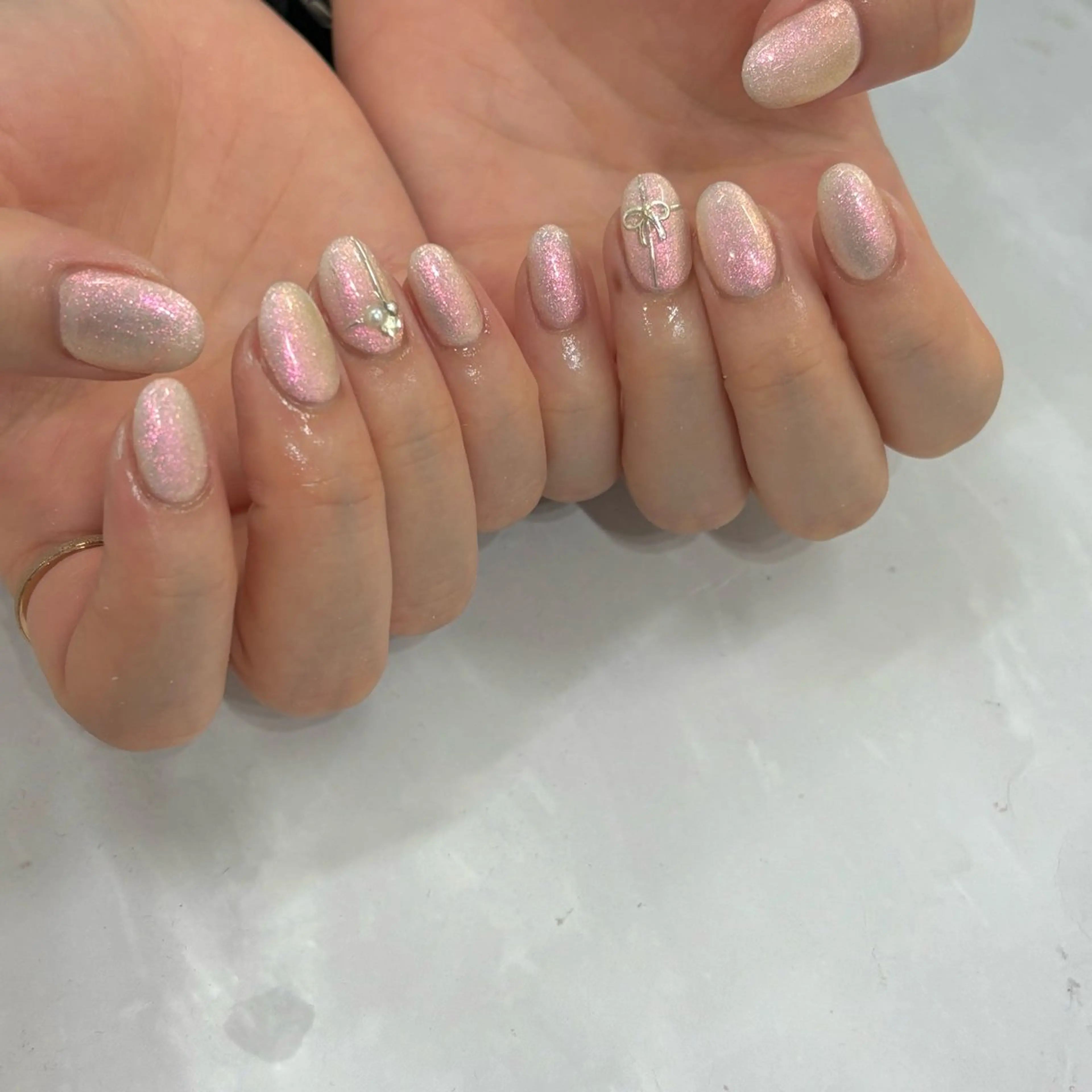 ネイル アートネイル 冬ネイル クリスマス 加納 心渚のネイルデザイン