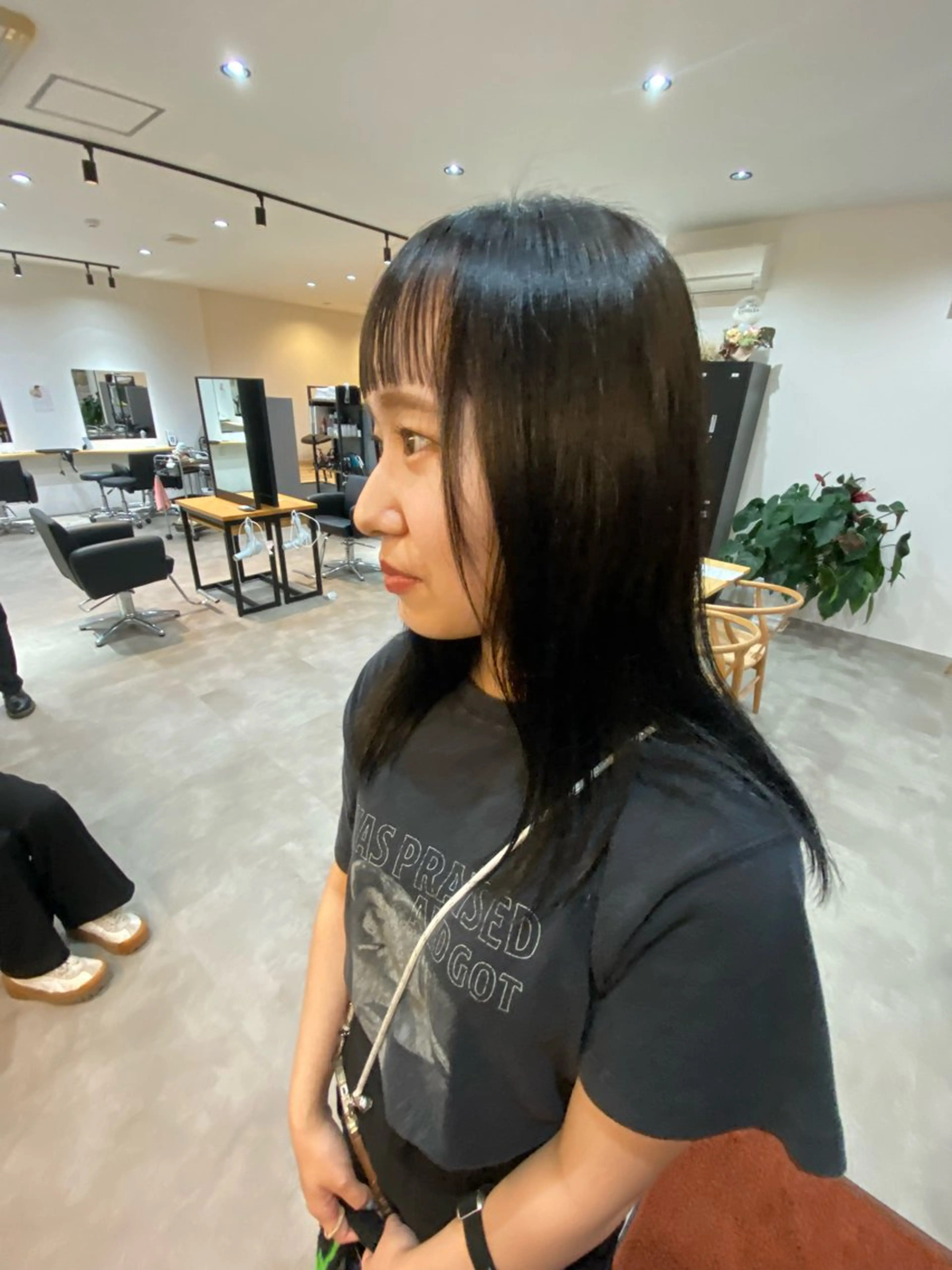 セミロング カラー 韓国風hair💕 Kanonのヘアスタイル