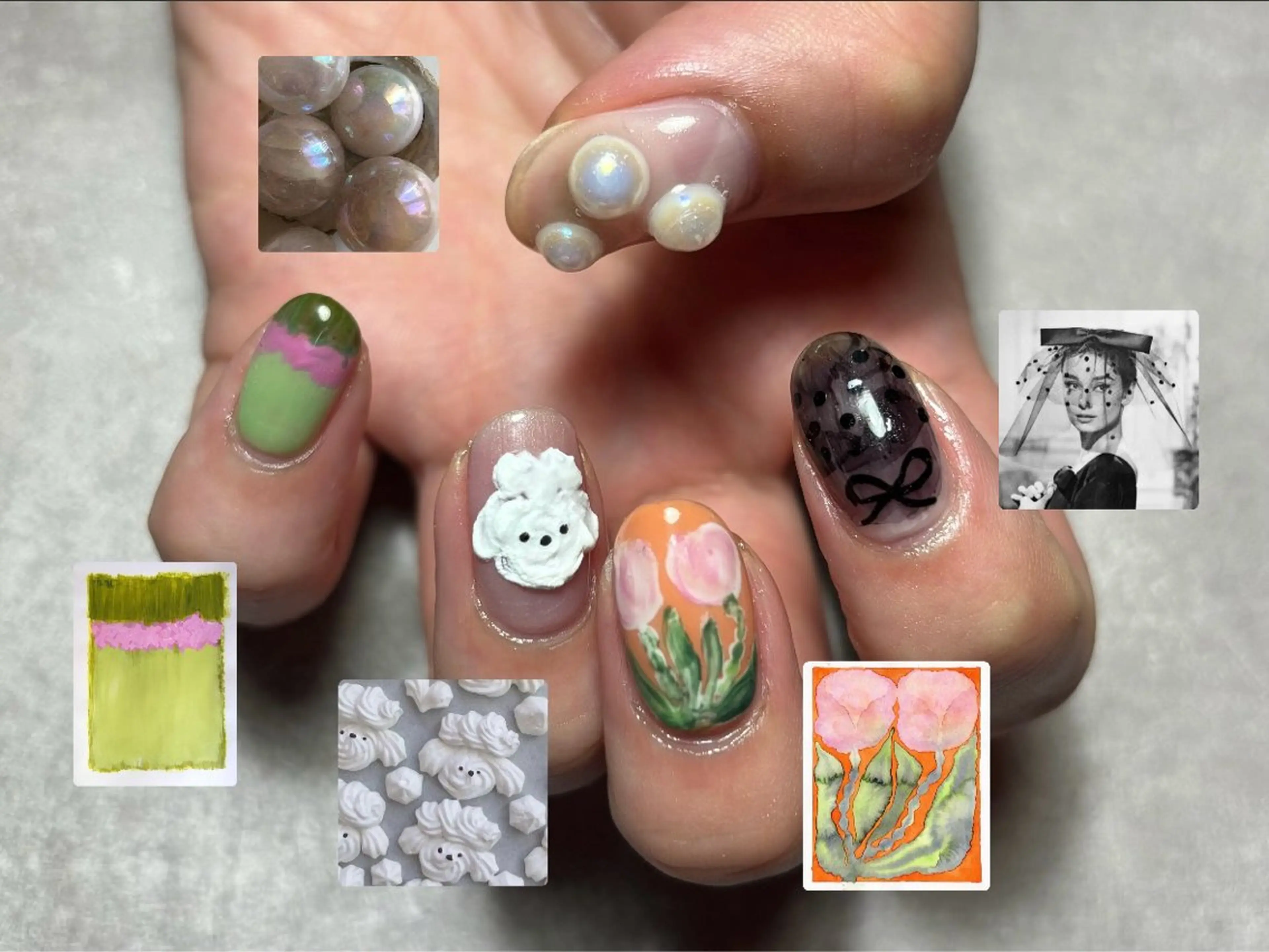 ネイル ハンドネイル アトリエ ○△□のネイルデザイン