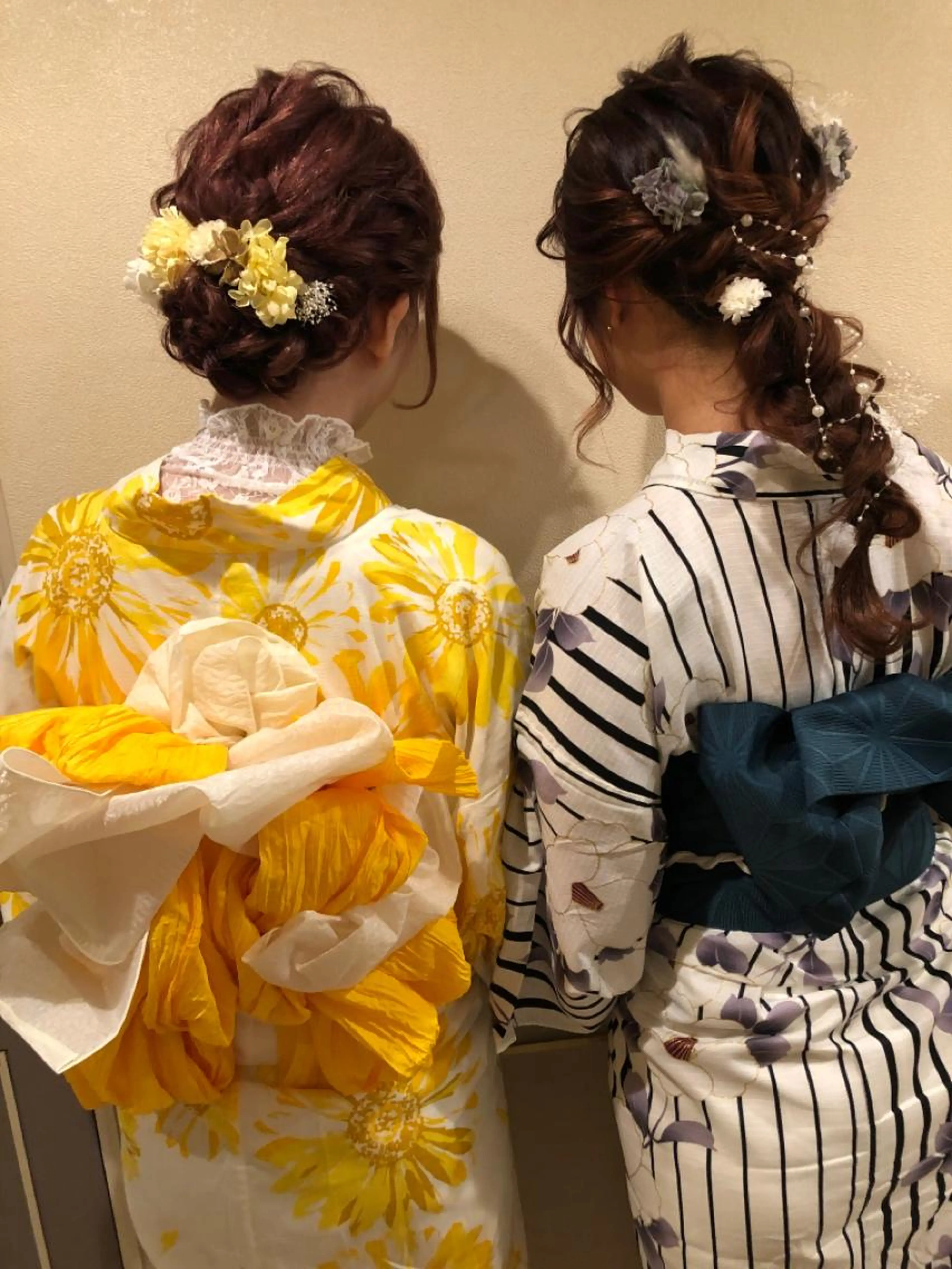 ペア割り☆浴衣着付け&ヘアセット🍉🍉🍉の写真