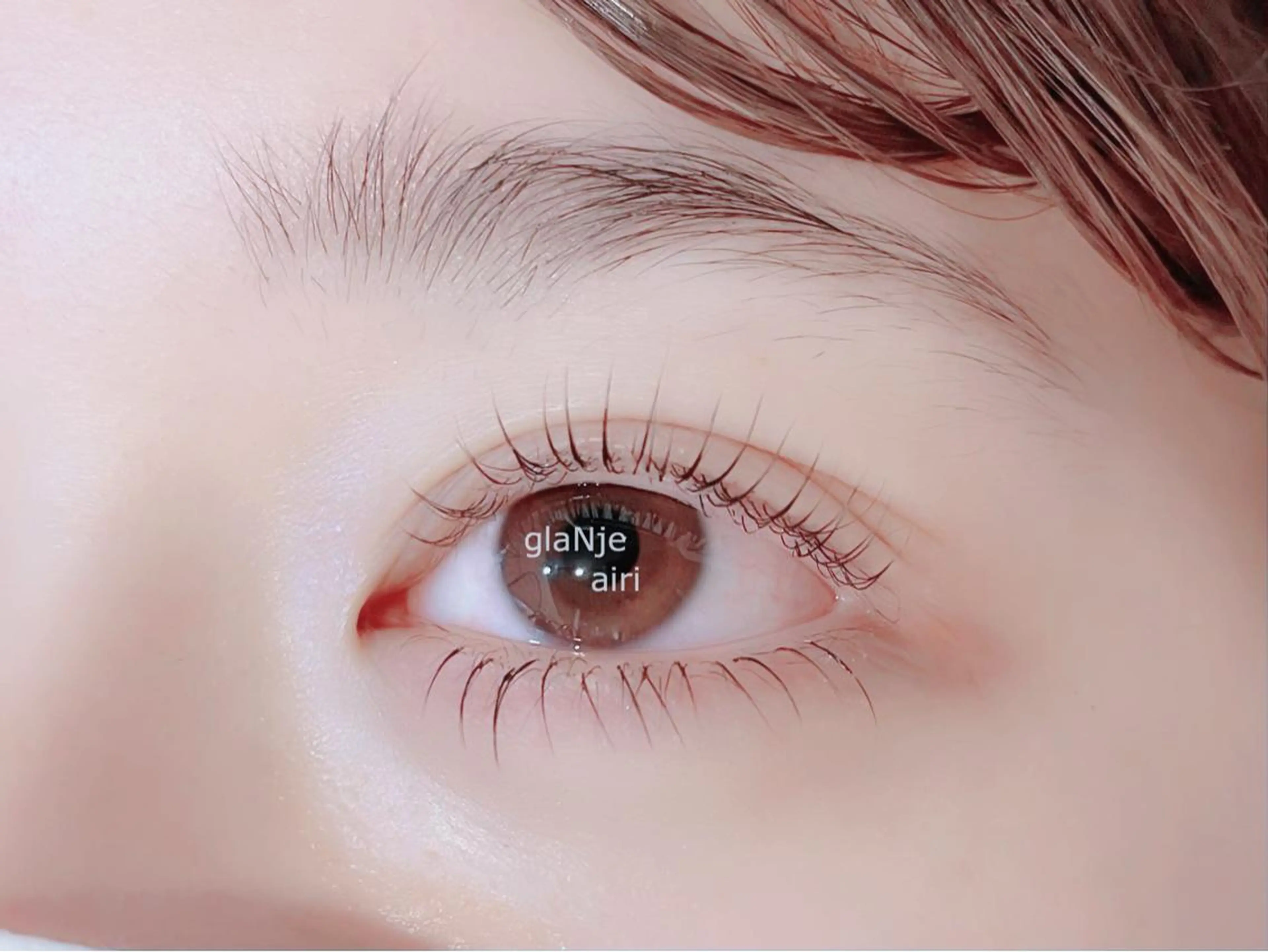 【目力アップ❣️】ラッシュリフト×下まつ毛エクステ20本 ¥7000の写真