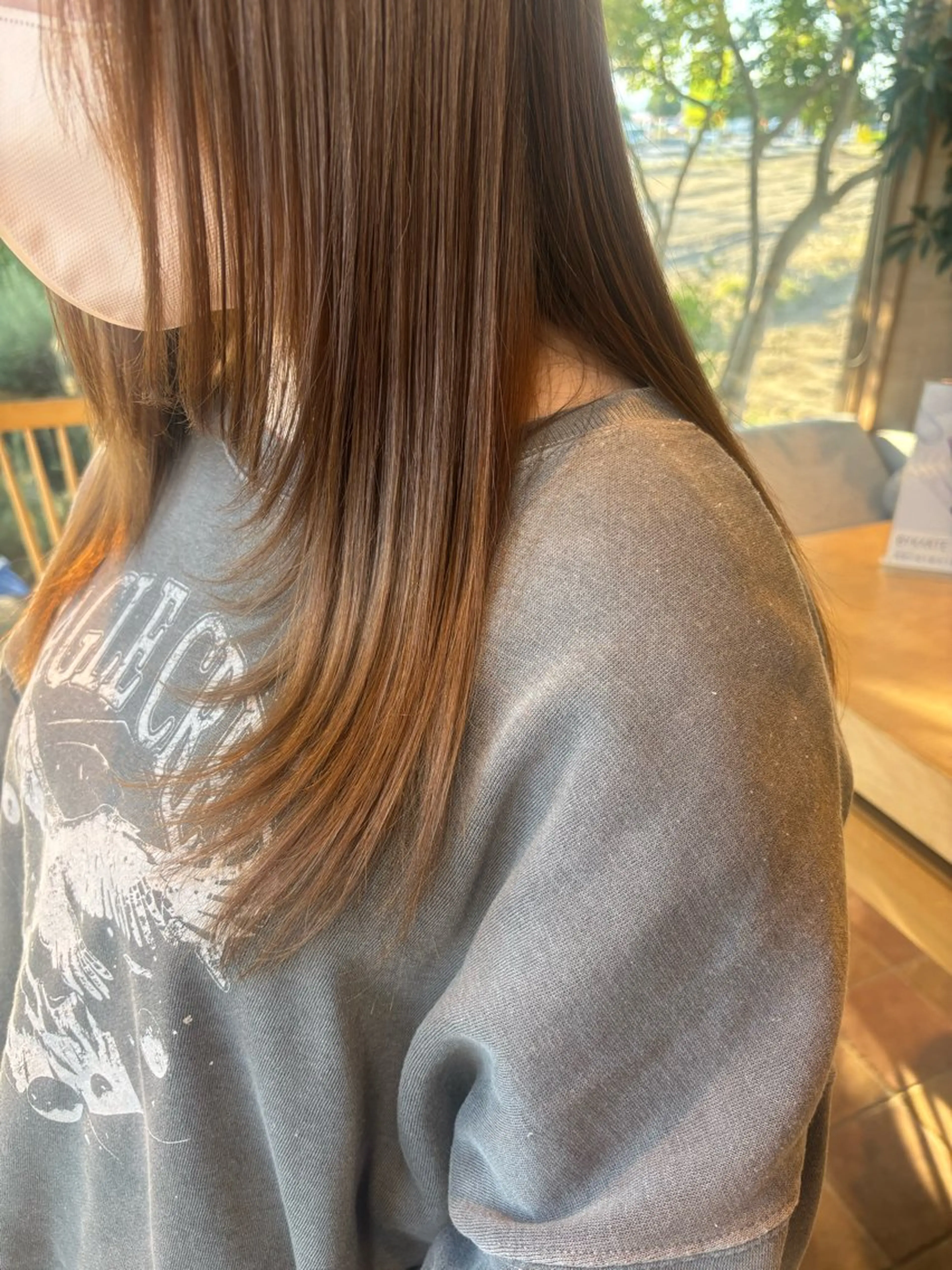 ロング 顔まわりレイヤー レイヤーカット SHAMPOO本庄店所属・加藤 礼奈のヘアスタイル