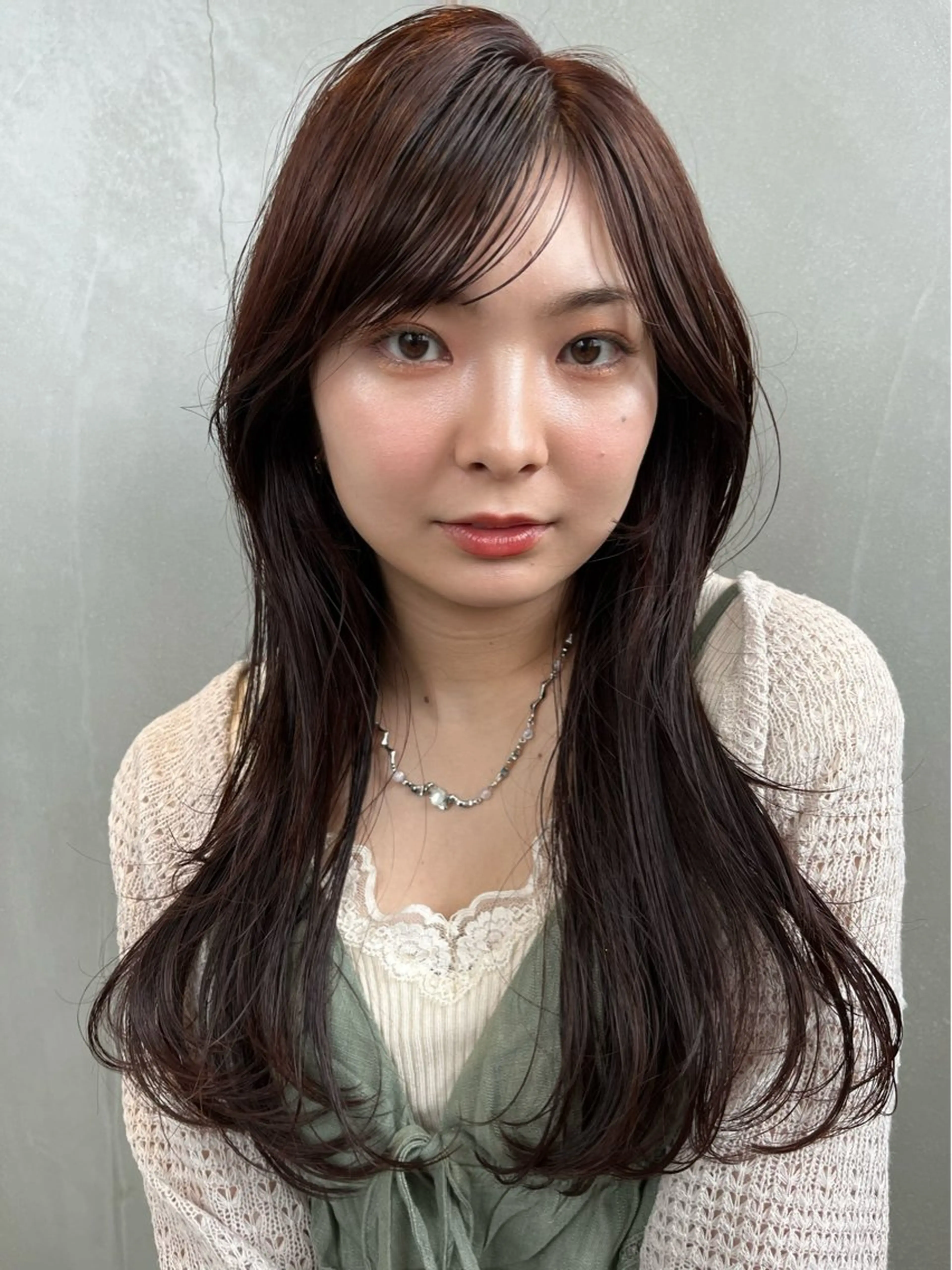 ロング カラー nono/パーマ /顔まわりカット🐈のヘアスタイル