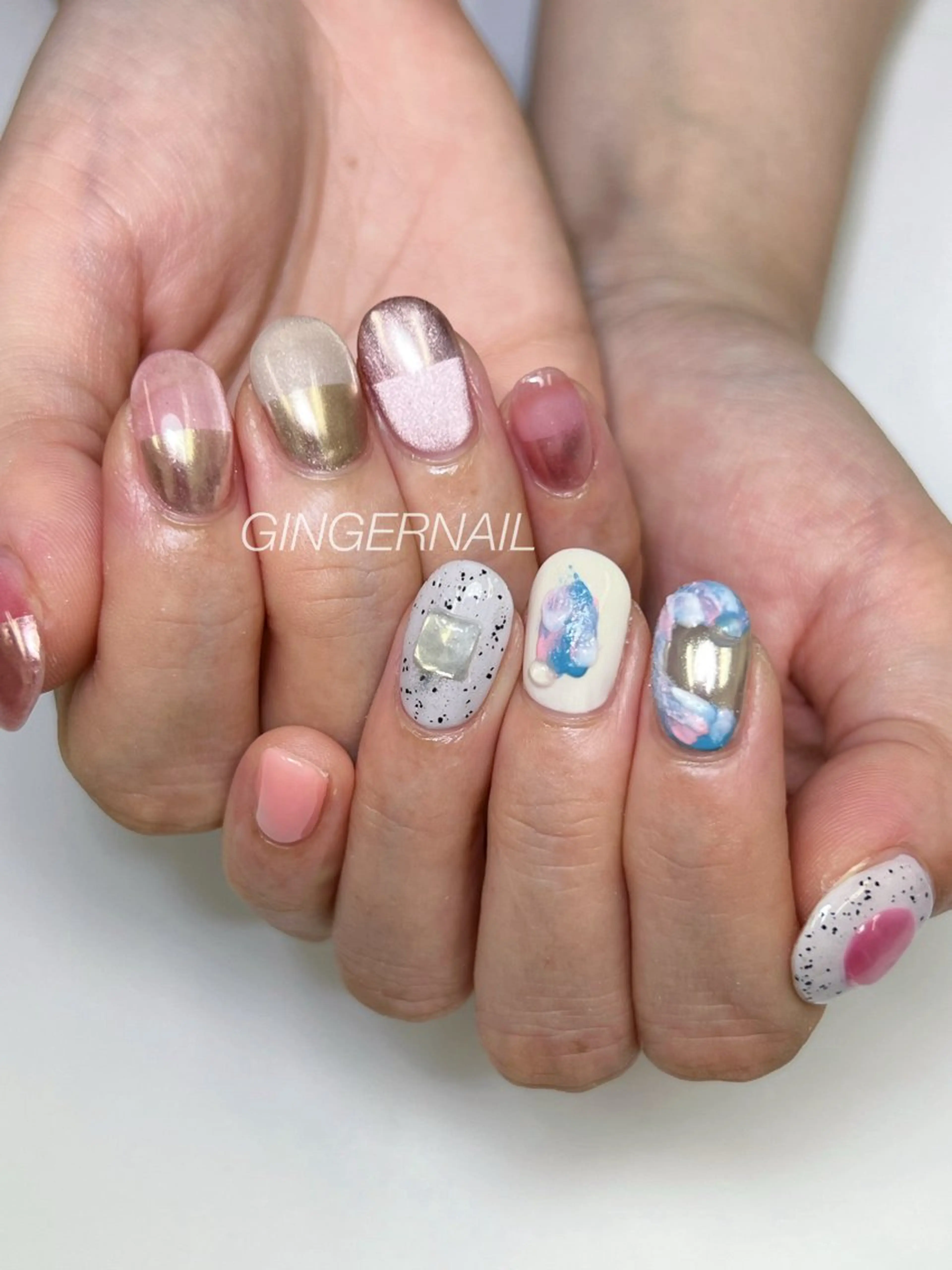 ネイル ハンドネイル ハンドケア GINGER NAIL所属・代々木 GINGERNAILのネイルデザイン