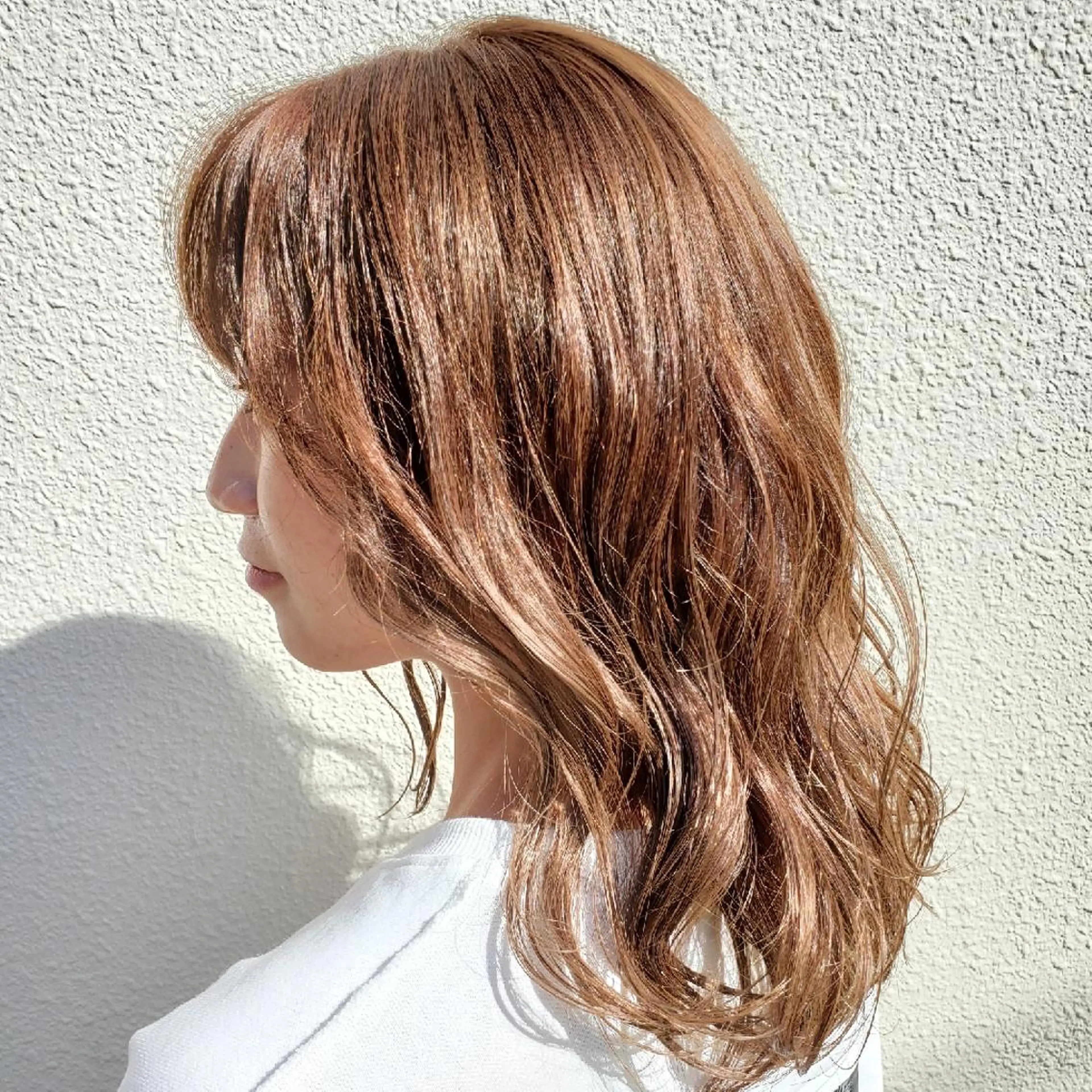 セミロング カラー 社内カット講師・店長 菅原賢一のヘアスタイル